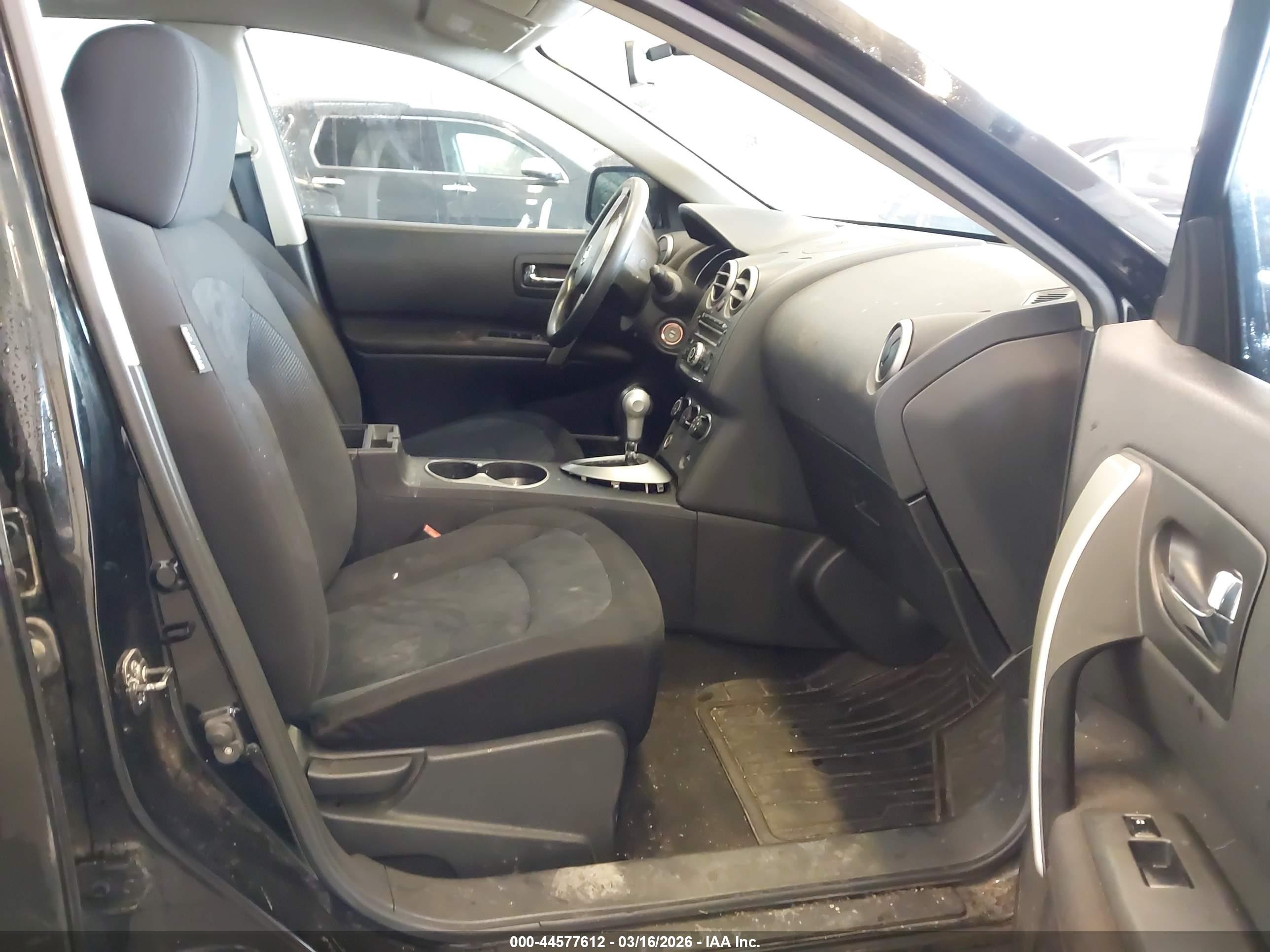 2011 Nissan Rogue S Black vin: JN8AS5MV7BW689587