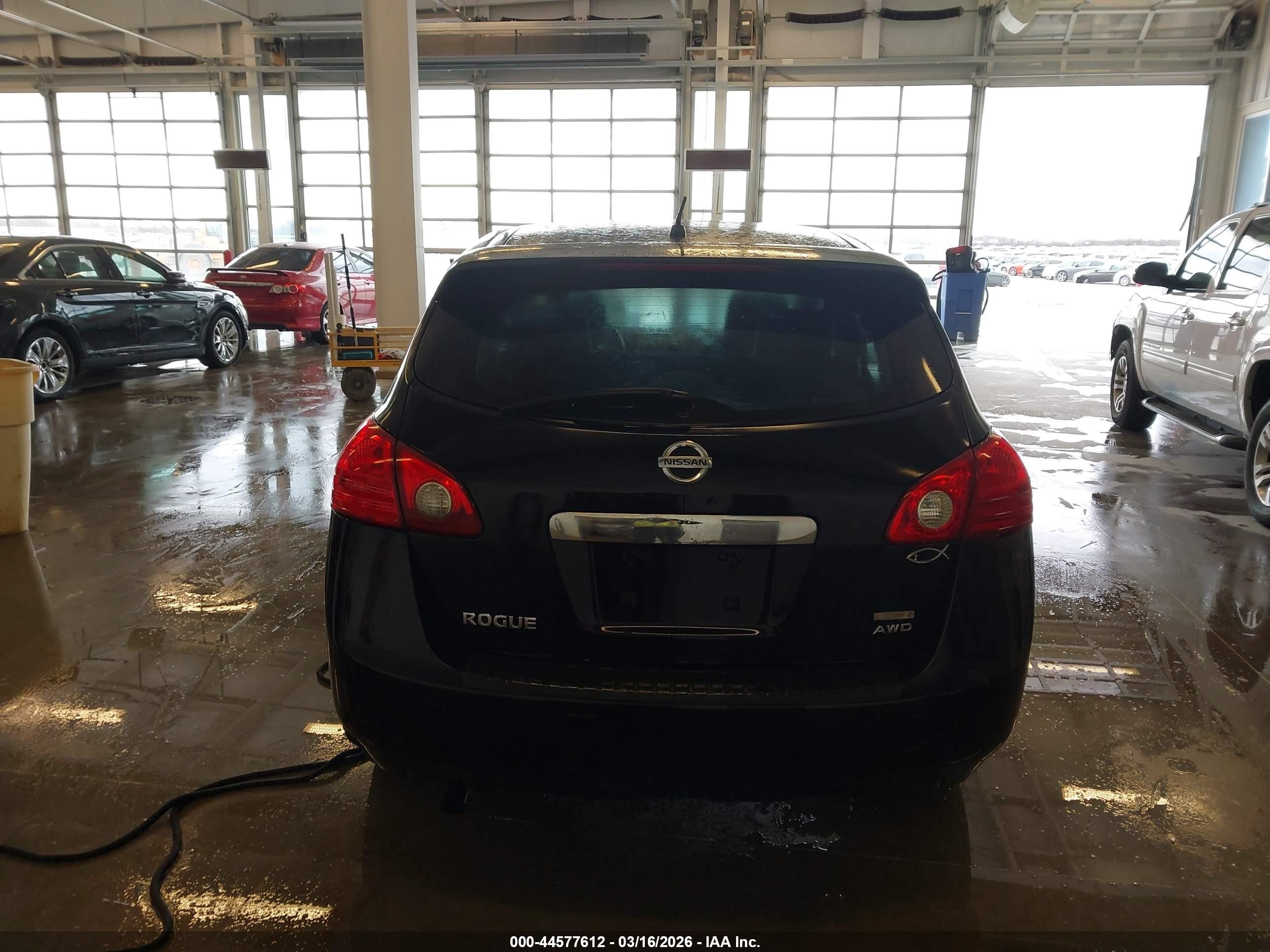 2011 Nissan Rogue S Black vin: JN8AS5MV7BW689587