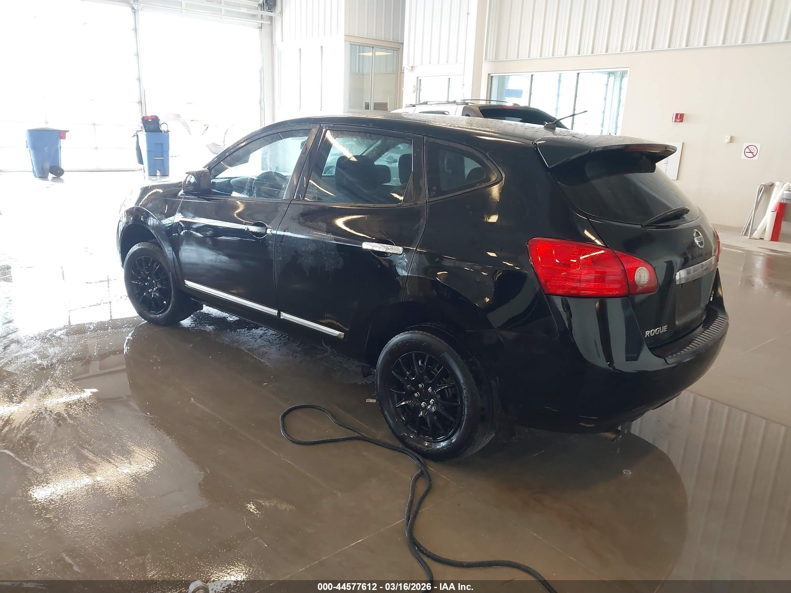 2011 Nissan Rogue S Black vin: JN8AS5MV7BW689587