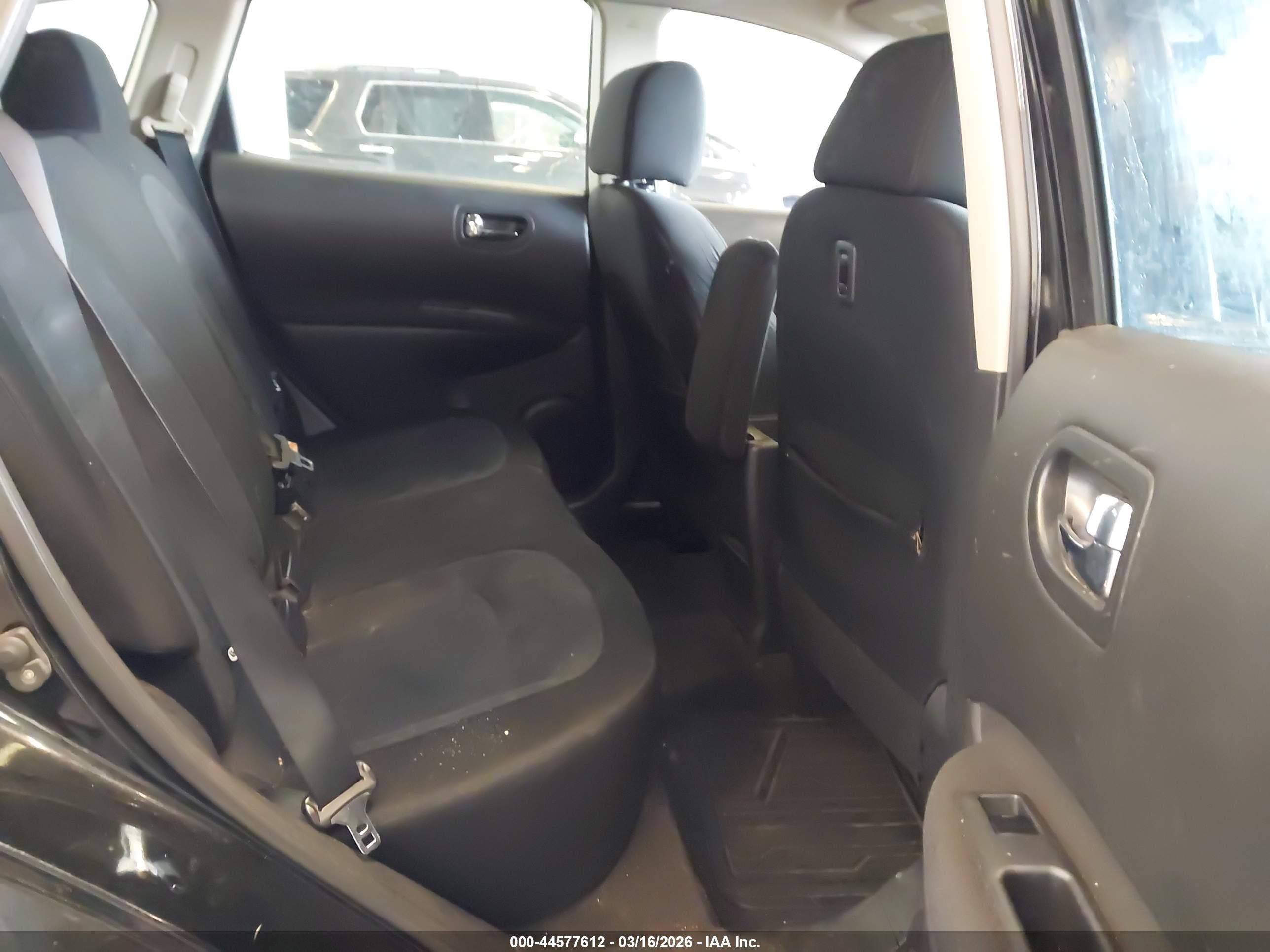 2011 Nissan Rogue S Black vin: JN8AS5MV7BW689587