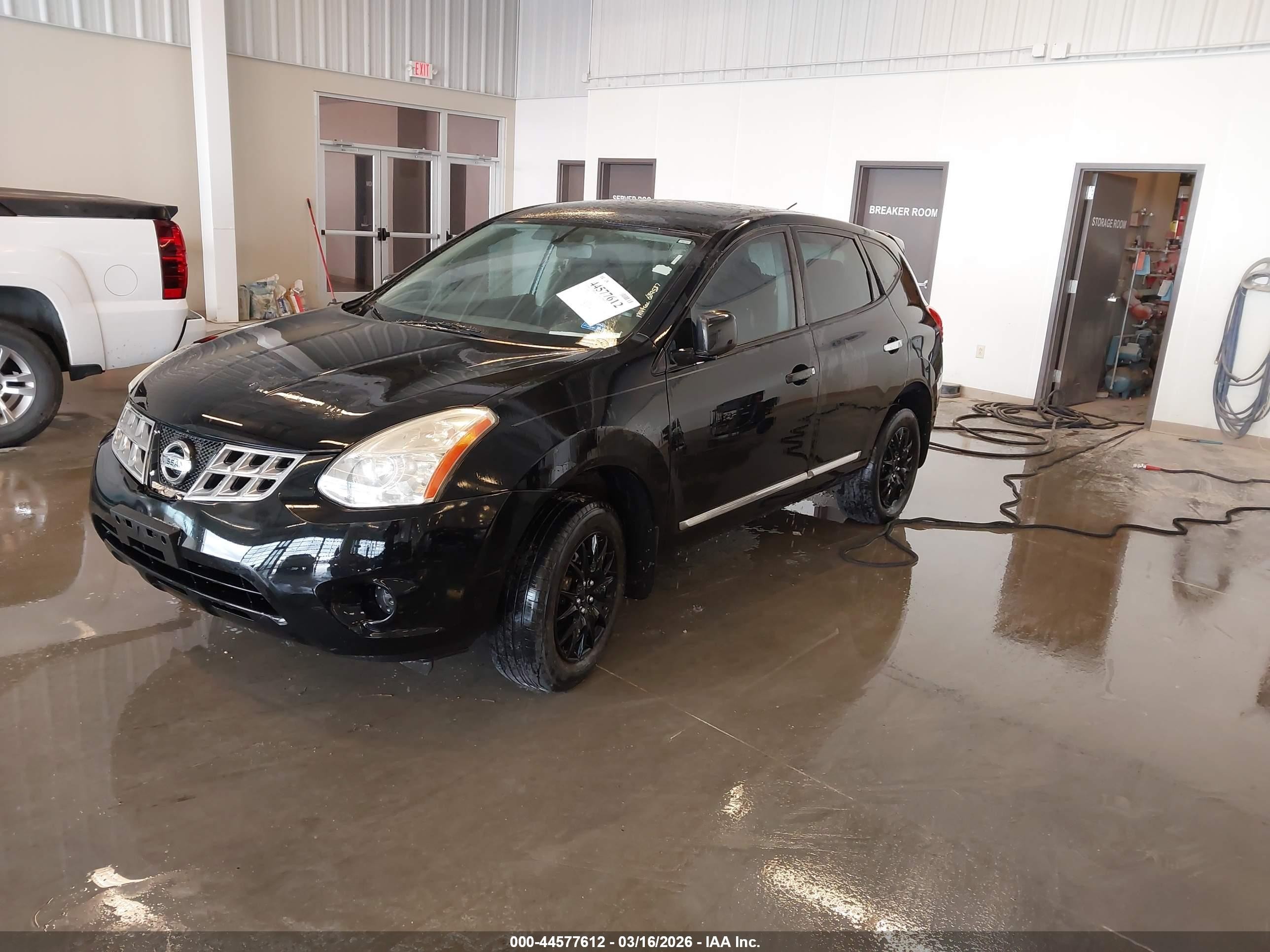2011 Nissan Rogue S Black vin: JN8AS5MV7BW689587