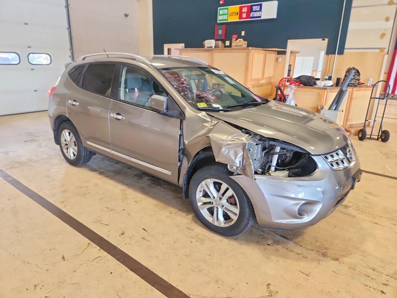 2012 Nissan Rogue S Gray vin: JN8AS5MV7CW352600