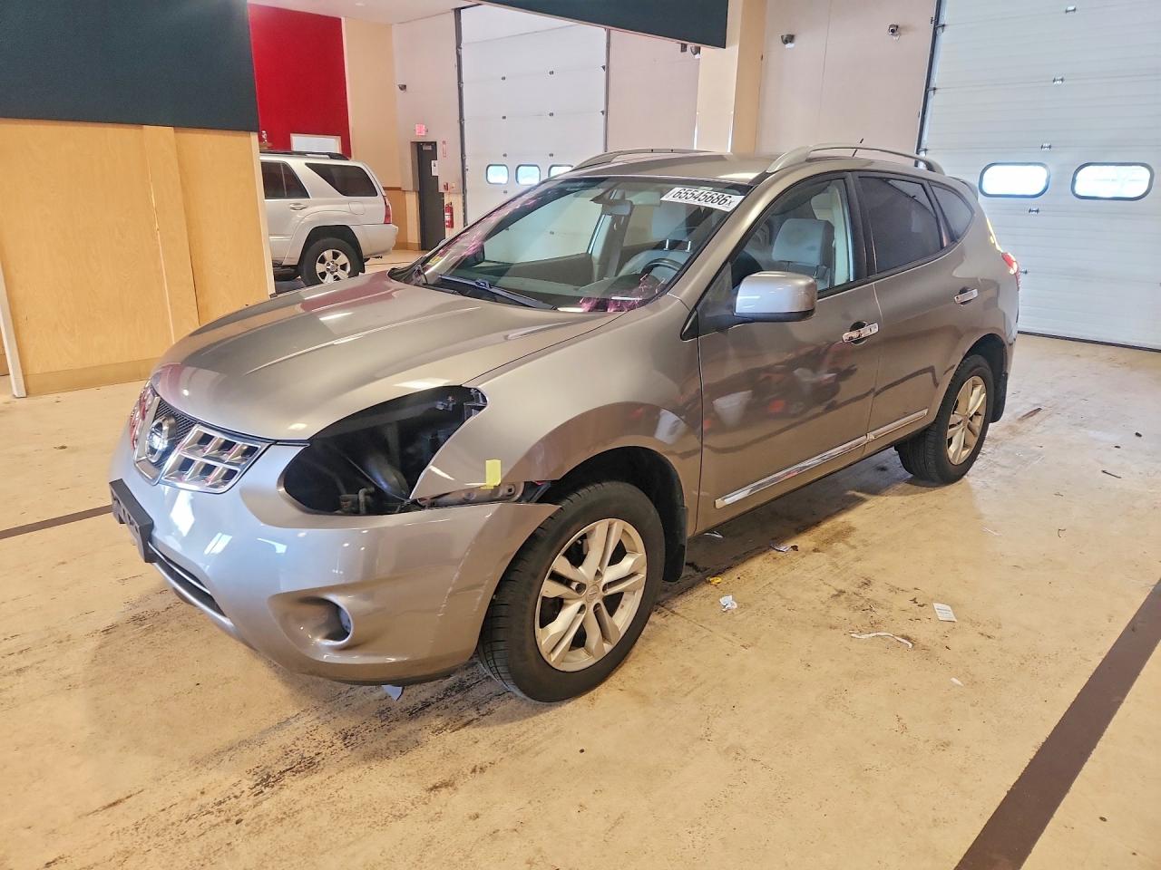 2012 Nissan Rogue S Gray vin: JN8AS5MV7CW352600