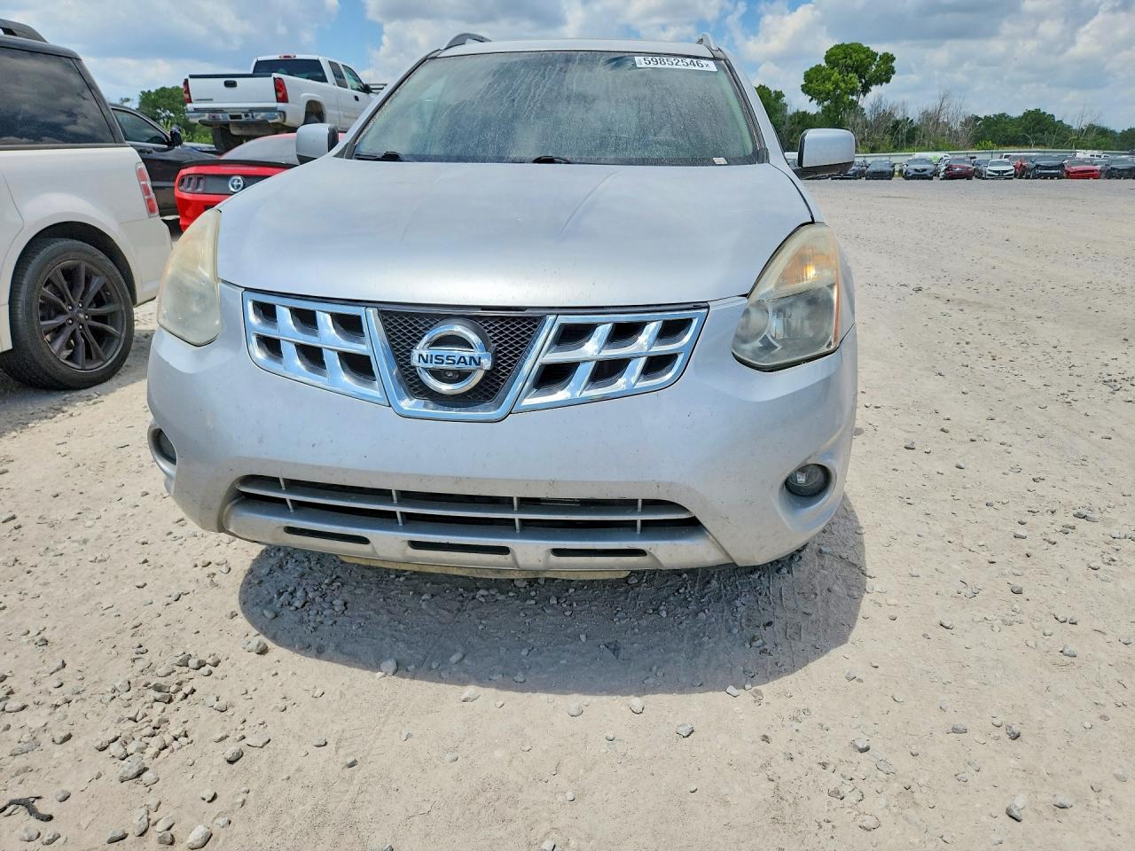 2012 Nissan Rogue S Silver vin: JN8AS5MV7CW356856