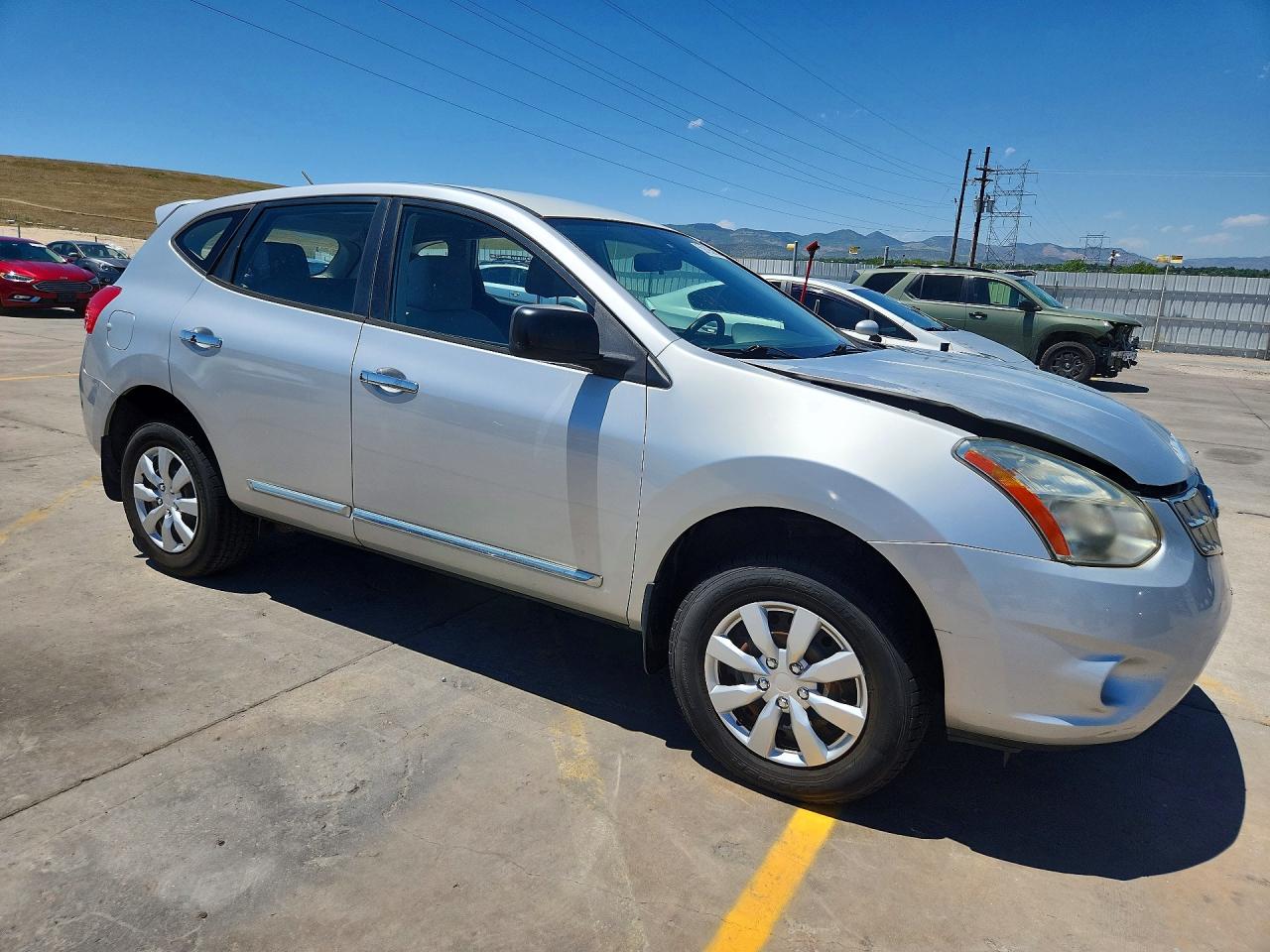 2012 Nissan Rogue S Silver vin: JN8AS5MV7CW360549