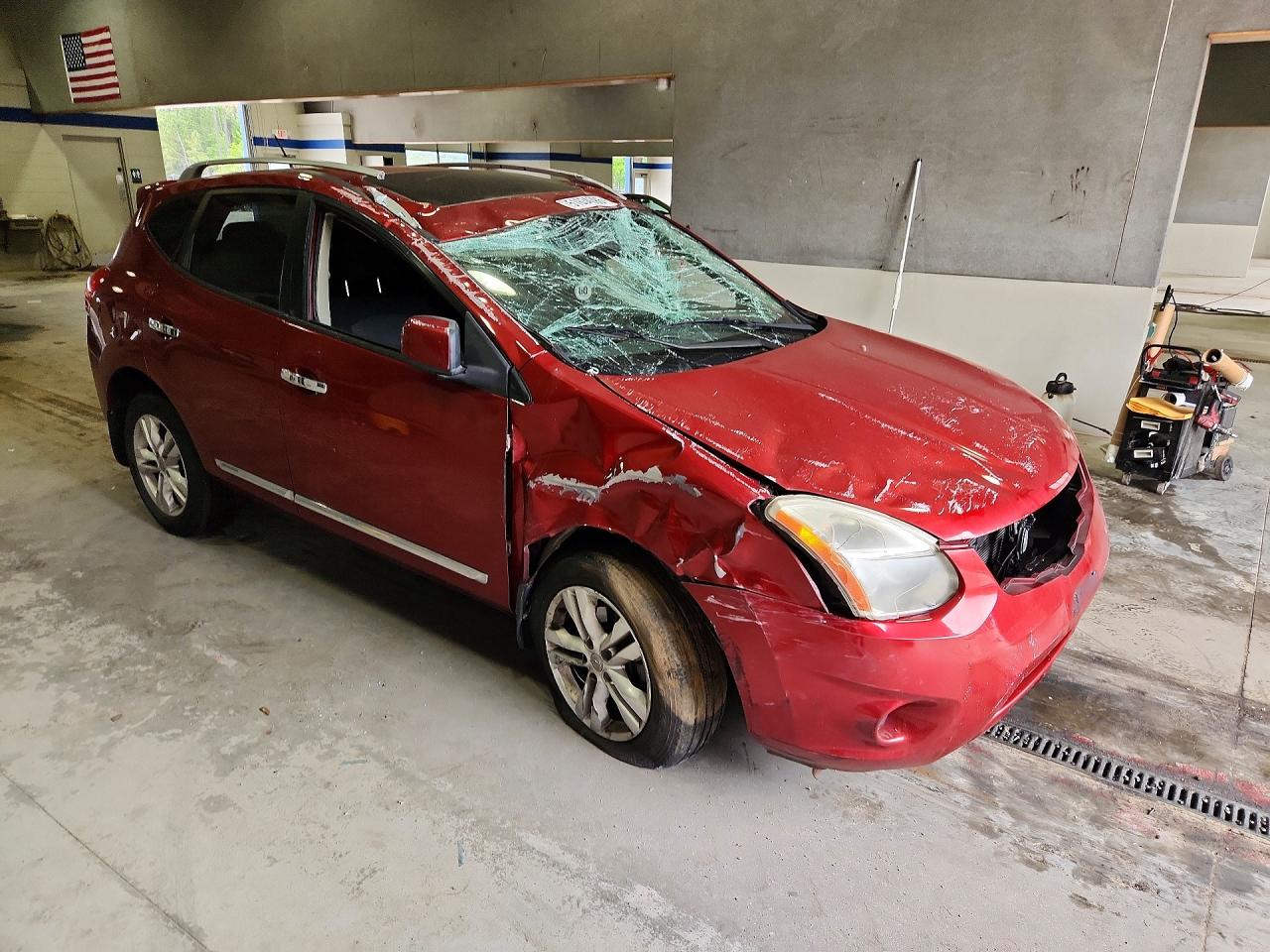 2012 Nissan Rogue Burgundy vin: JN8AS5MV7CW361569