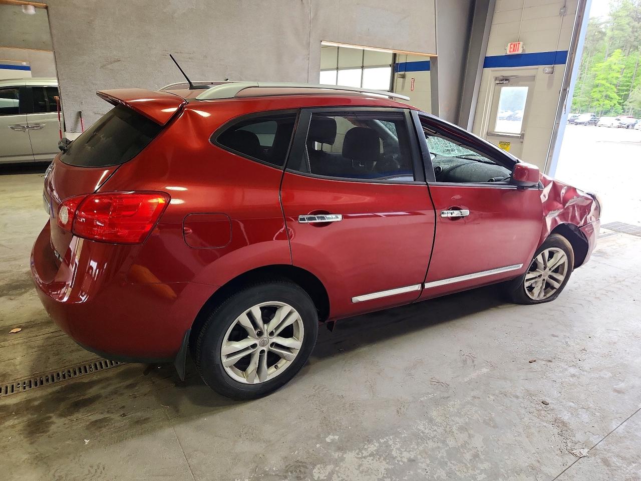 2012 Nissan Rogue Burgundy vin: JN8AS5MV7CW361569