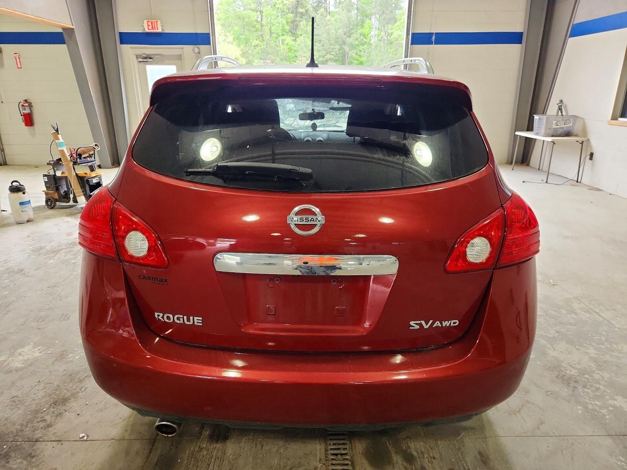 2012 Nissan Rogue Burgundy vin: JN8AS5MV7CW361569