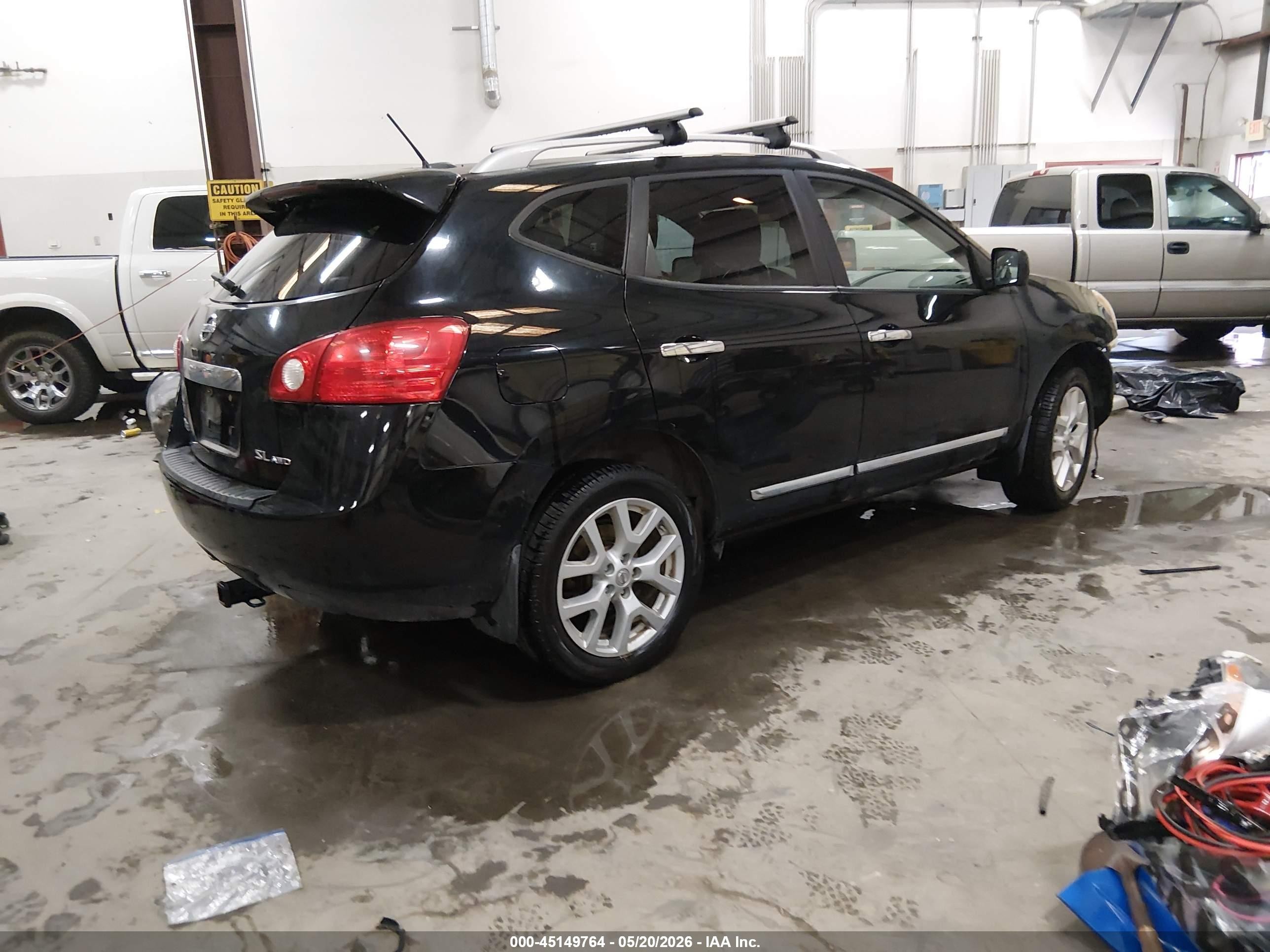 2012 Nissan Rogue Sv W/sl Pkg Black vin: JN8AS5MV7CW363094