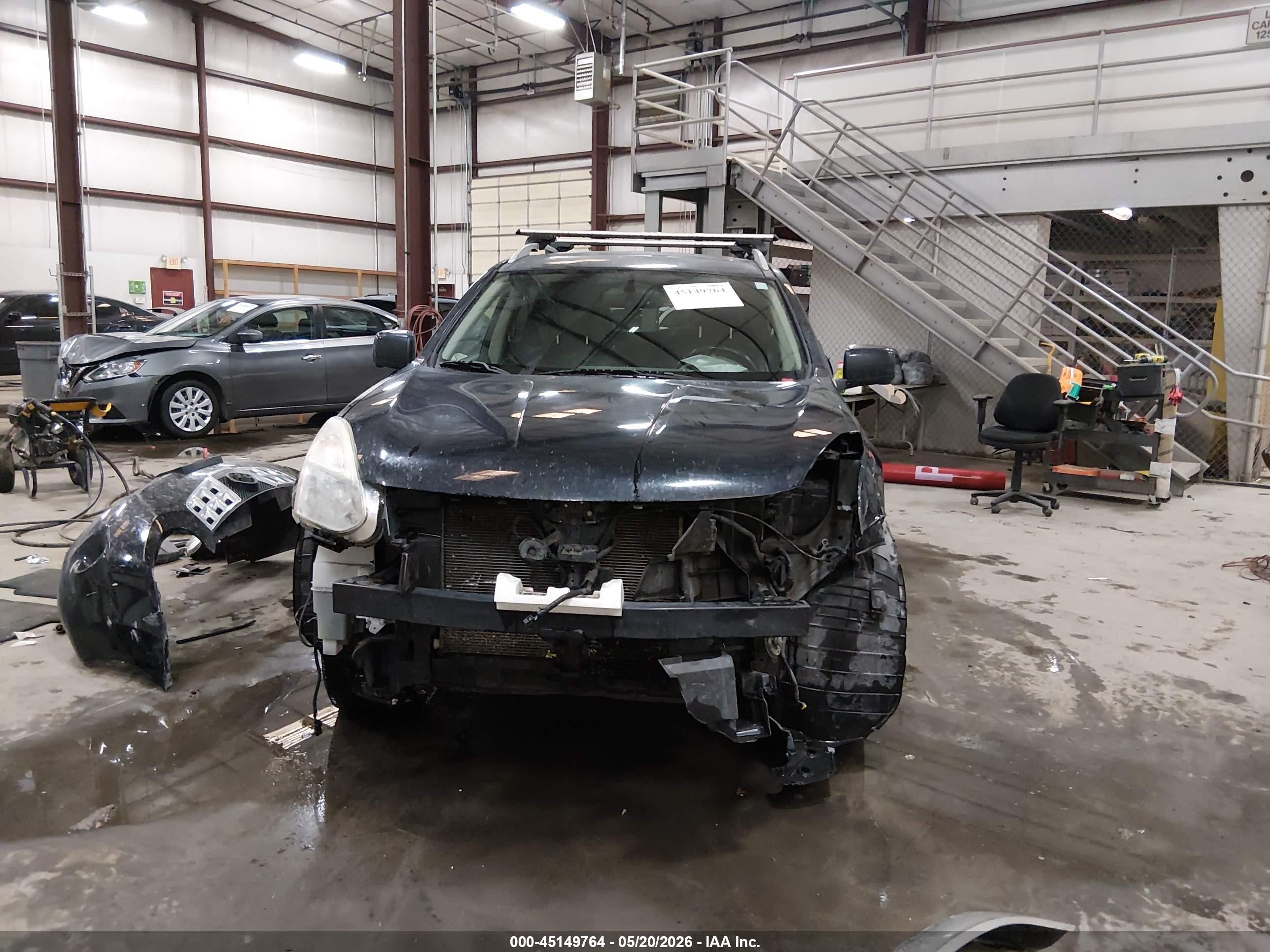 2012 Nissan Rogue Sv W/sl Pkg Black vin: JN8AS5MV7CW363094