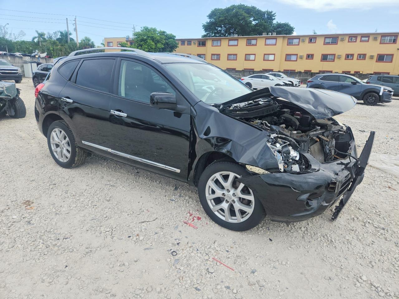 2012 Nissan Rogue S/sv Black vin: JN8AS5MV7CW363340