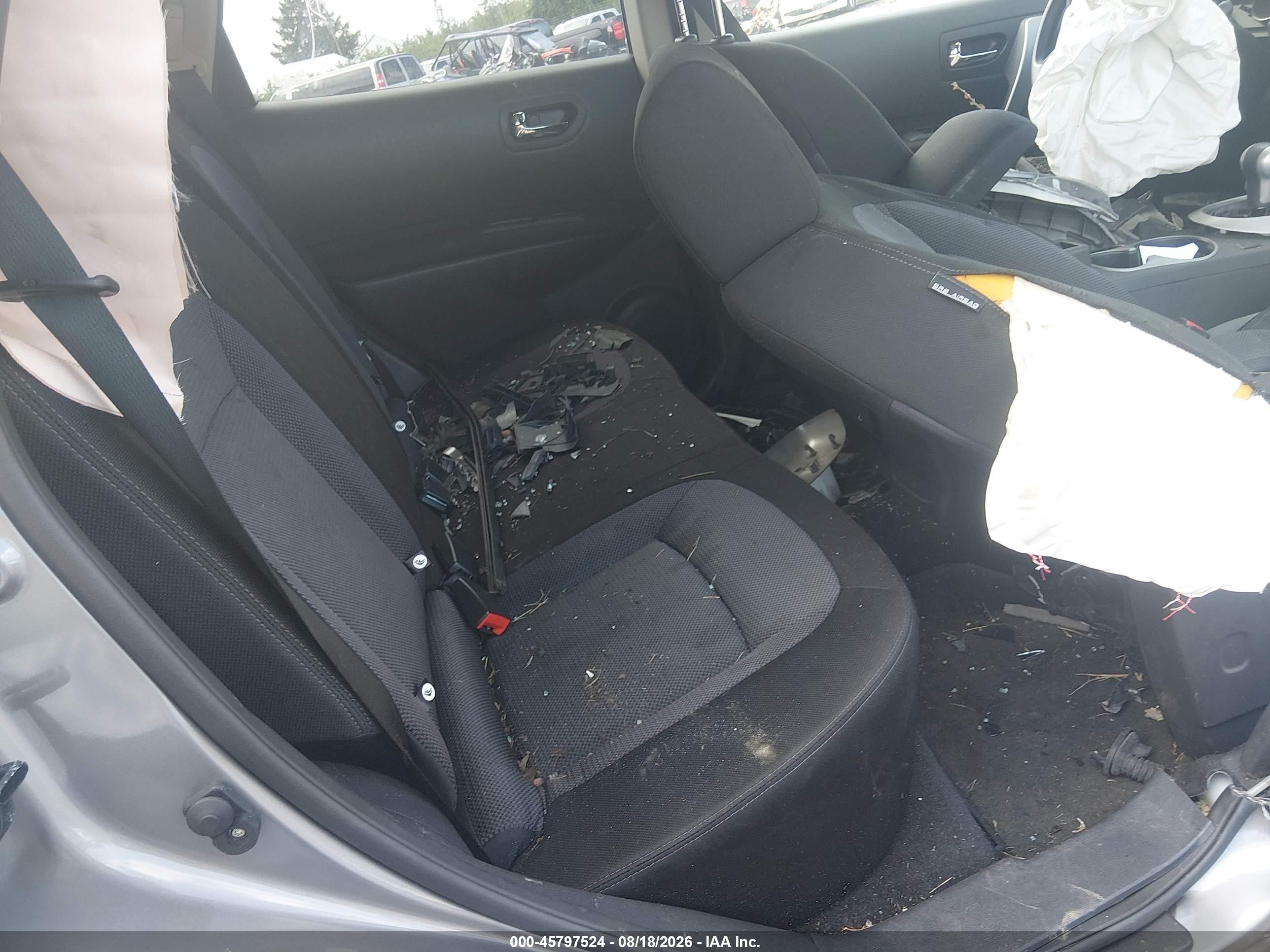 2012 Nissan Rogue Sv Silver vin: JN8AS5MV7CW365380