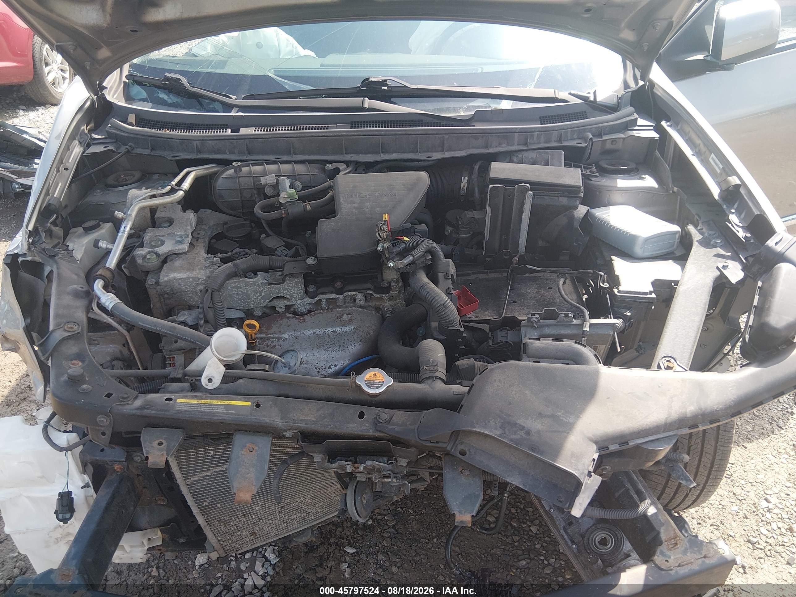 2012 Nissan Rogue Sv Silver vin: JN8AS5MV7CW365380