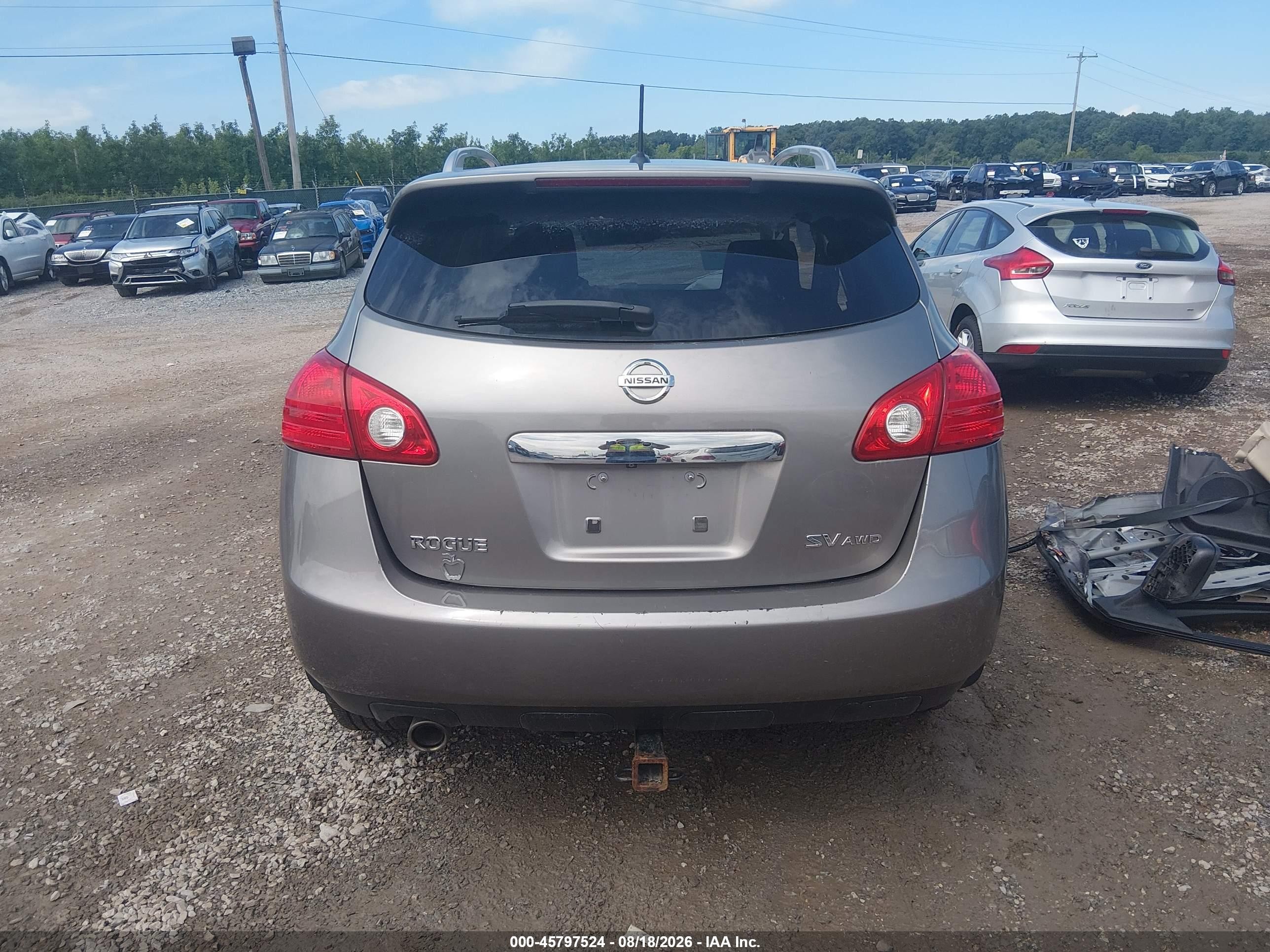2012 Nissan Rogue Sv Silver vin: JN8AS5MV7CW365380