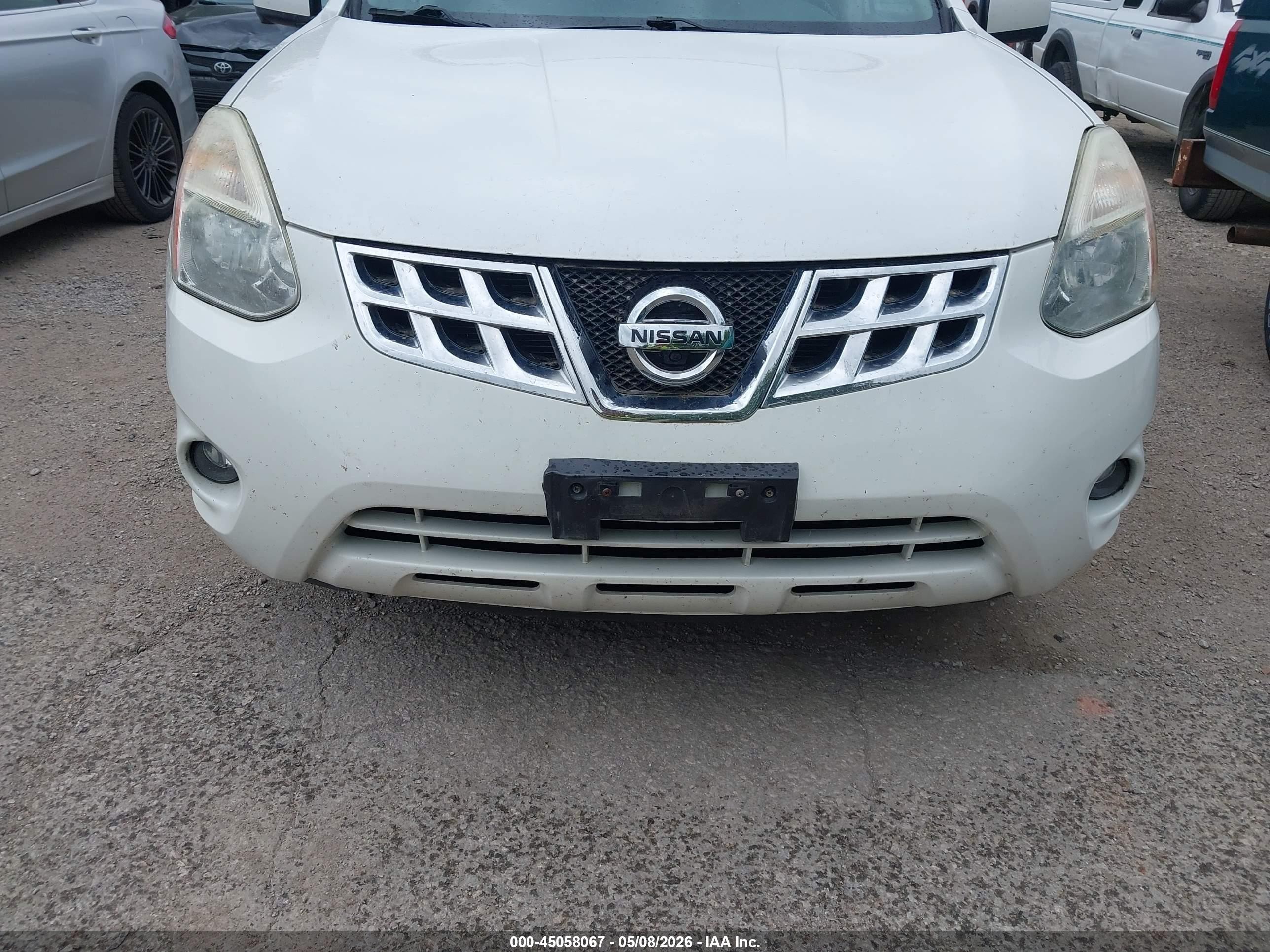 2012 Nissan Rogue Sv W/sl Pkg White vin: JN8AS5MV7CW367727
