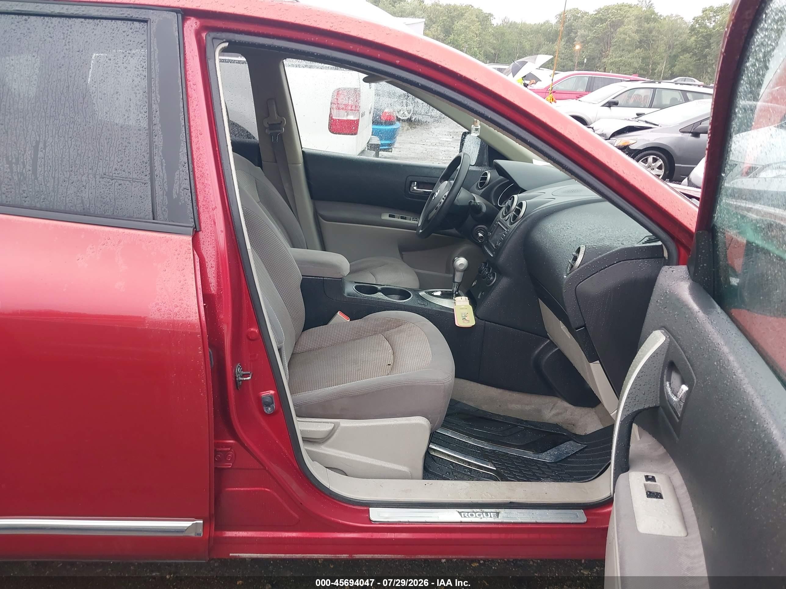 2012 Nissan Rogue Sv Red vin: JN8AS5MV7CW369123