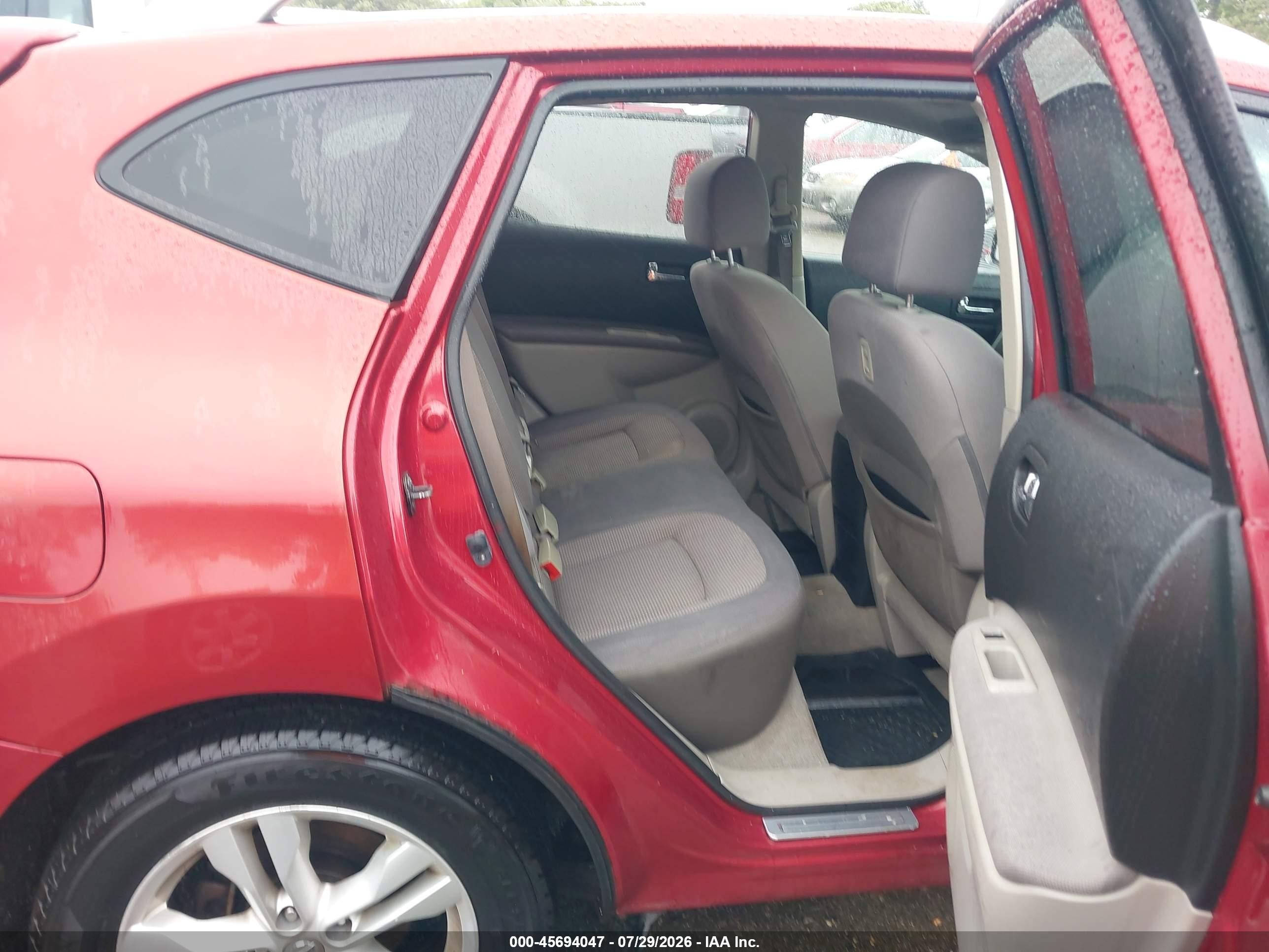 2012 Nissan Rogue Sv Red vin: JN8AS5MV7CW369123