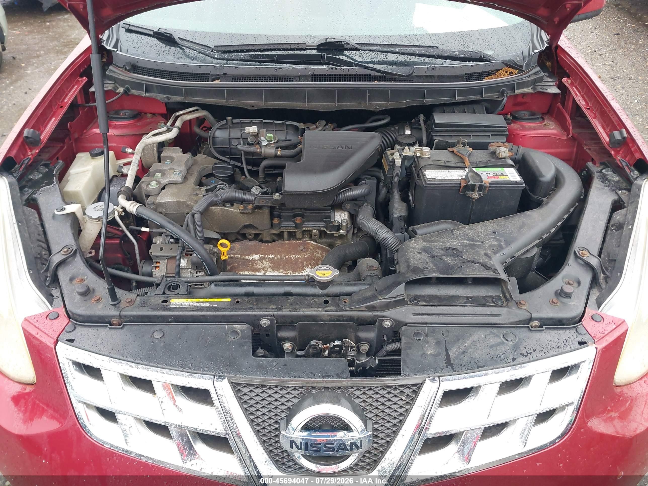2012 Nissan Rogue Sv Red vin: JN8AS5MV7CW369123