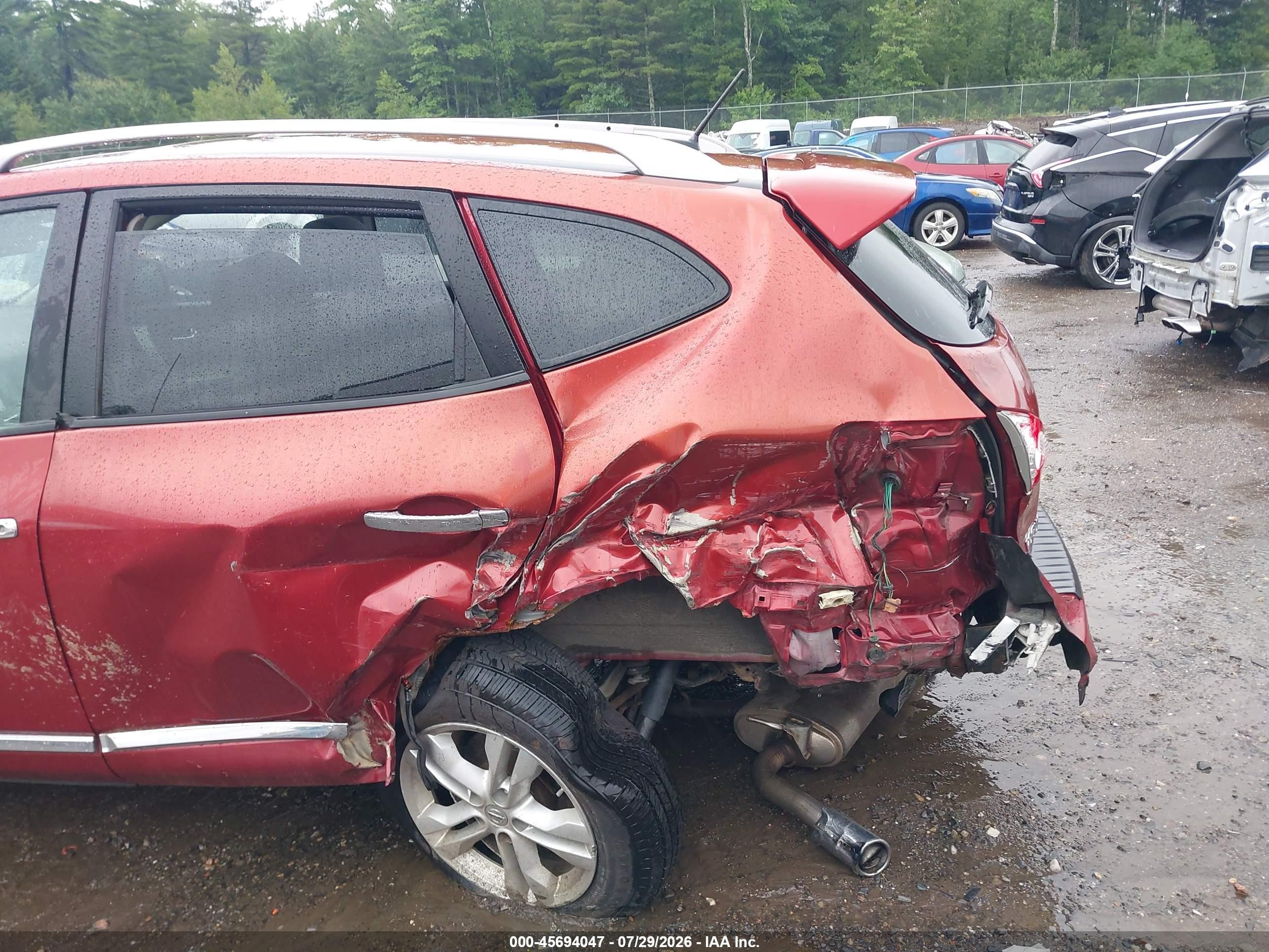 2012 Nissan Rogue Sv Red vin: JN8AS5MV7CW369123