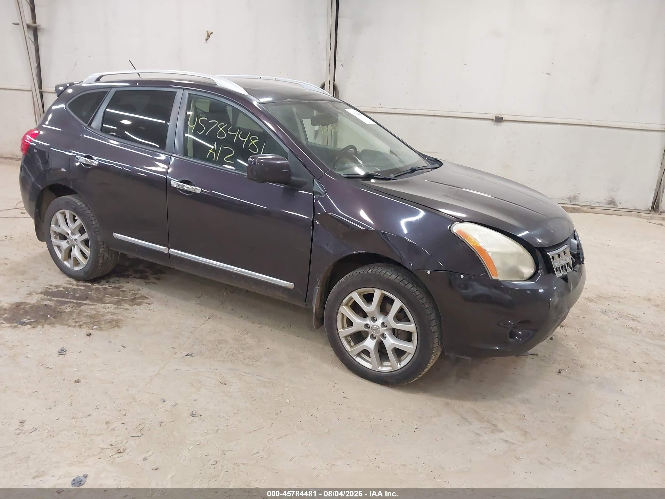 2012 Nissan Rogue Sv W/sl Pkg Gray vin: JN8AS5MV7CW372040