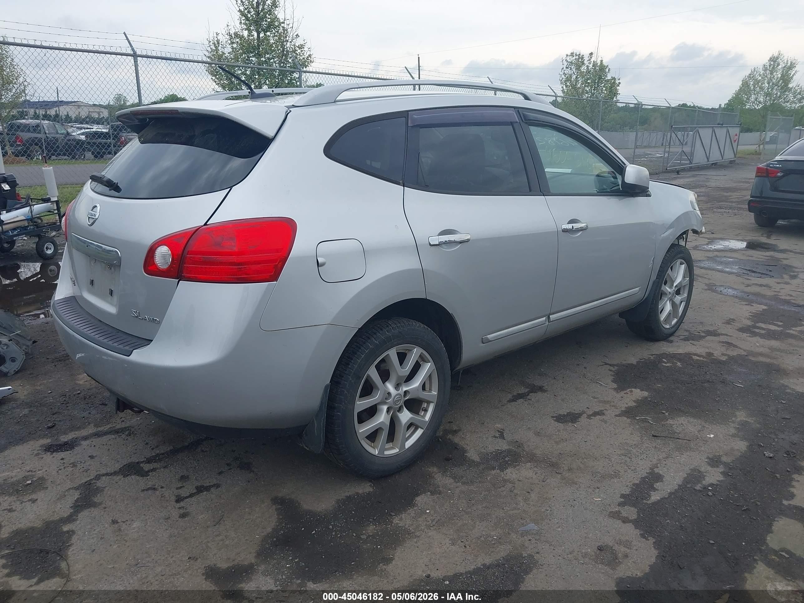 2012 Nissan Rogue Sv W/sl Pkg Silver vin: JN8AS5MV7CW372278
