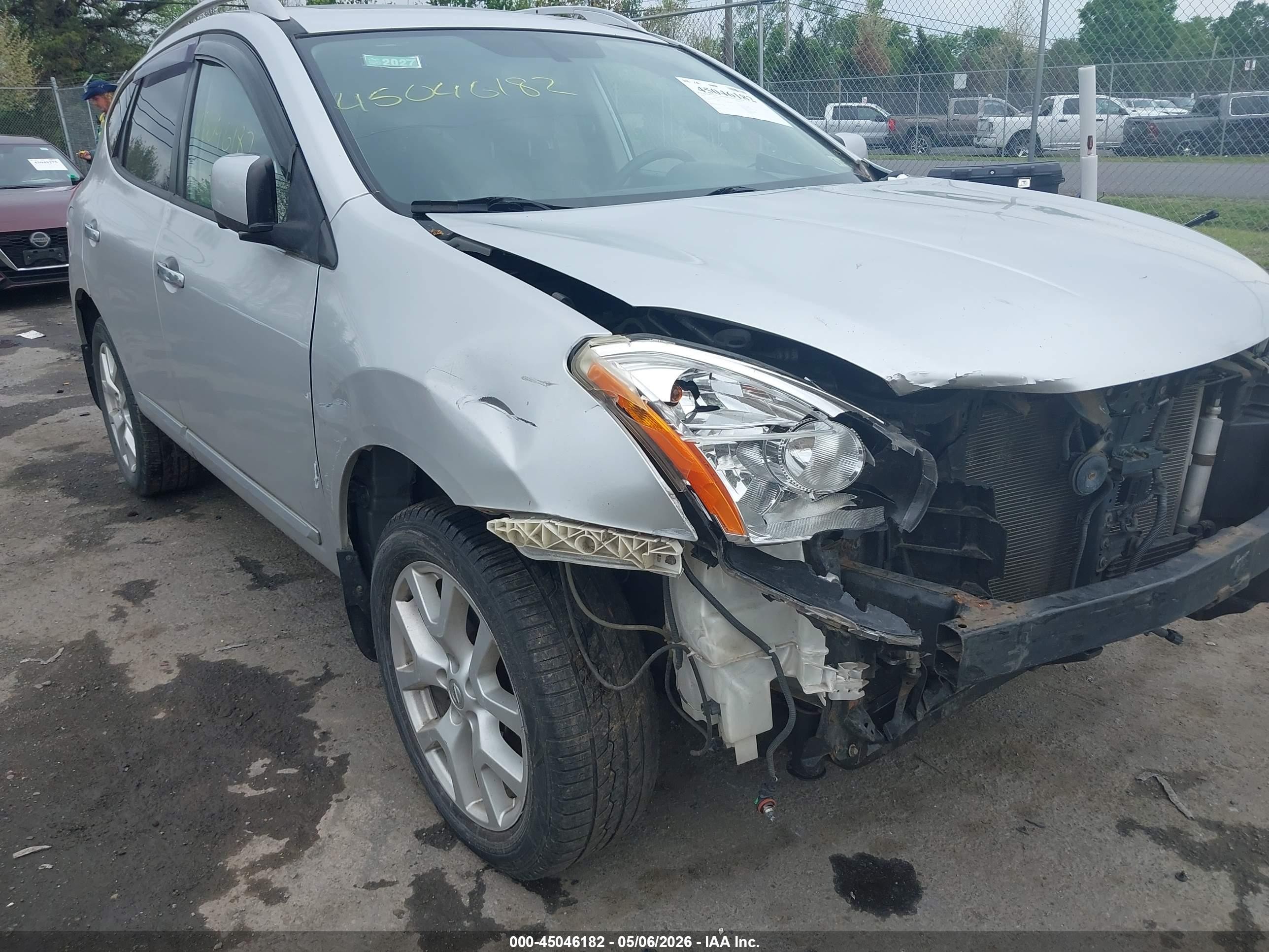 2012 Nissan Rogue Sv W/sl Pkg Silver vin: JN8AS5MV7CW372278