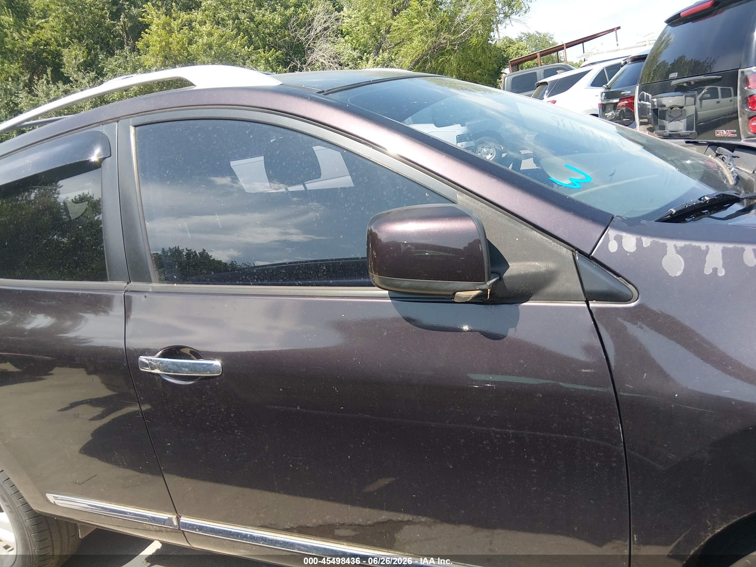 2012 Nissan Rogue Sv Burgundy vin: JN8AS5MV7CW380073