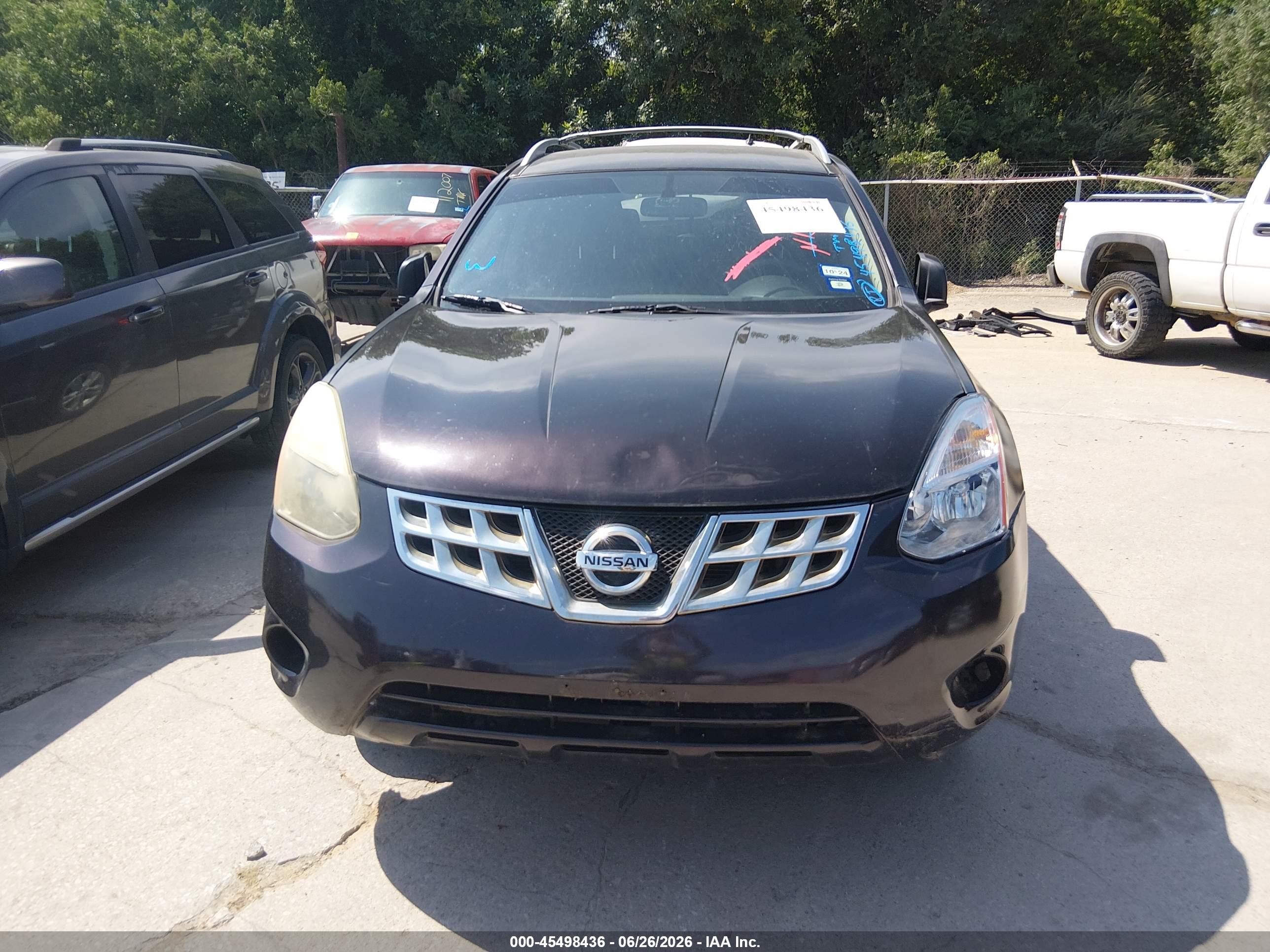 2012 Nissan Rogue Sv Burgundy vin: JN8AS5MV7CW380073