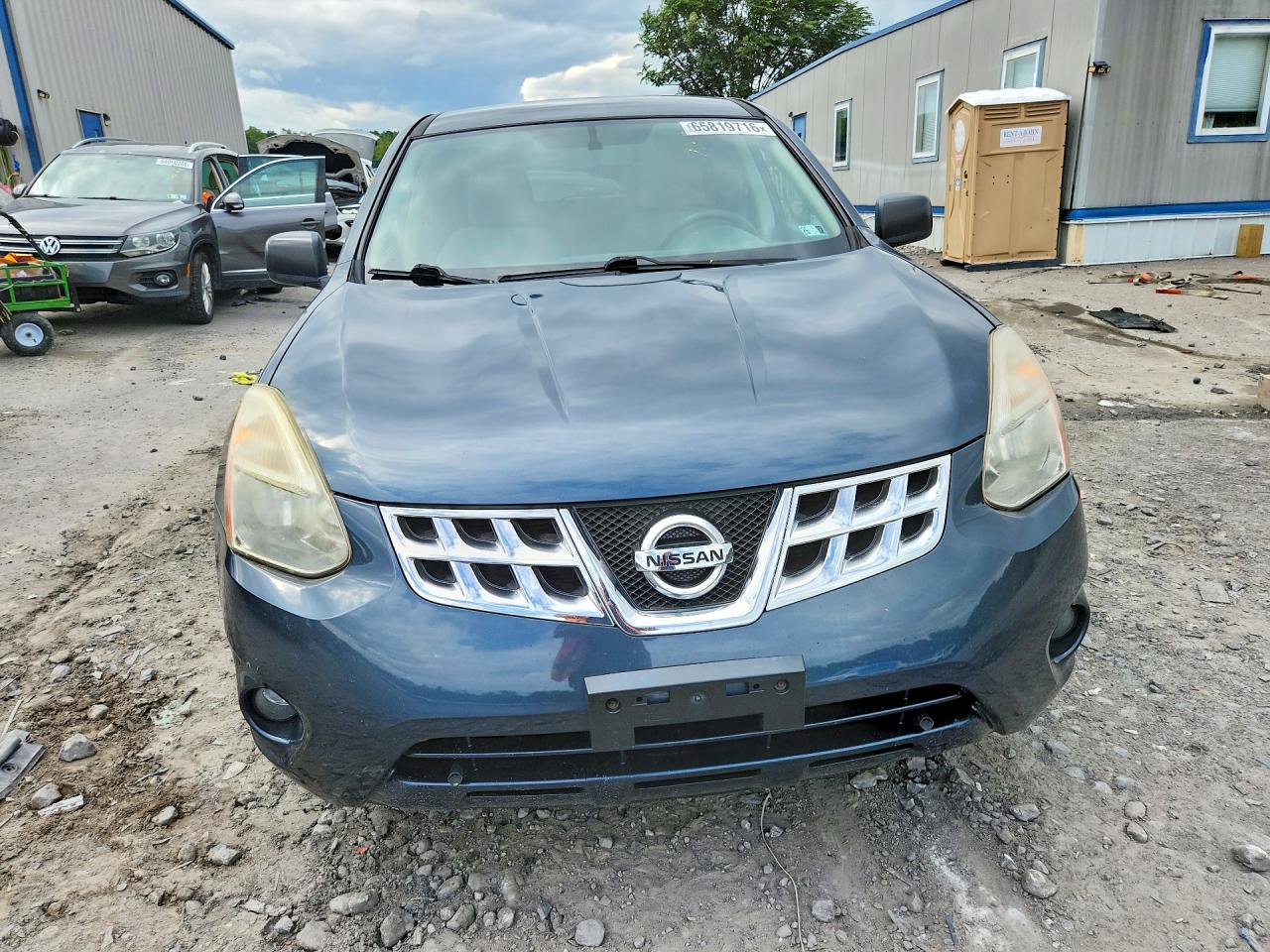 2012 Nissan Rogue S Blue vin: JN8AS5MV7CW384270