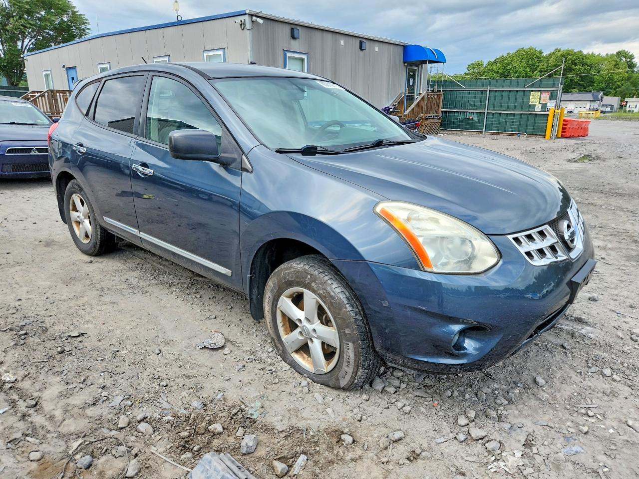 2012 Nissan Rogue S Blue vin: JN8AS5MV7CW384270