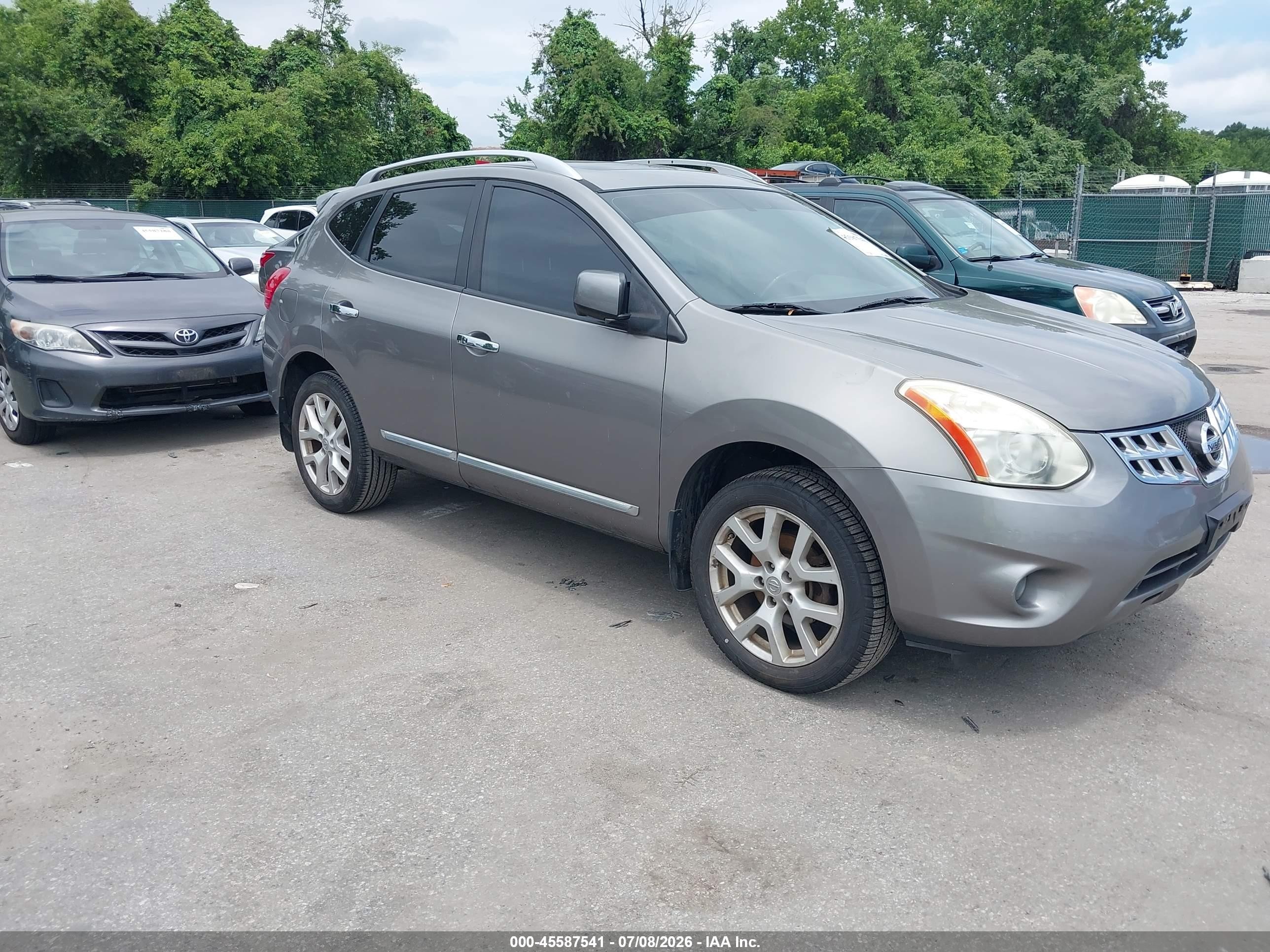 2012 Nissan Rogue Sv W/sl Pkg Brown vin: JN8AS5MV7CW384978
