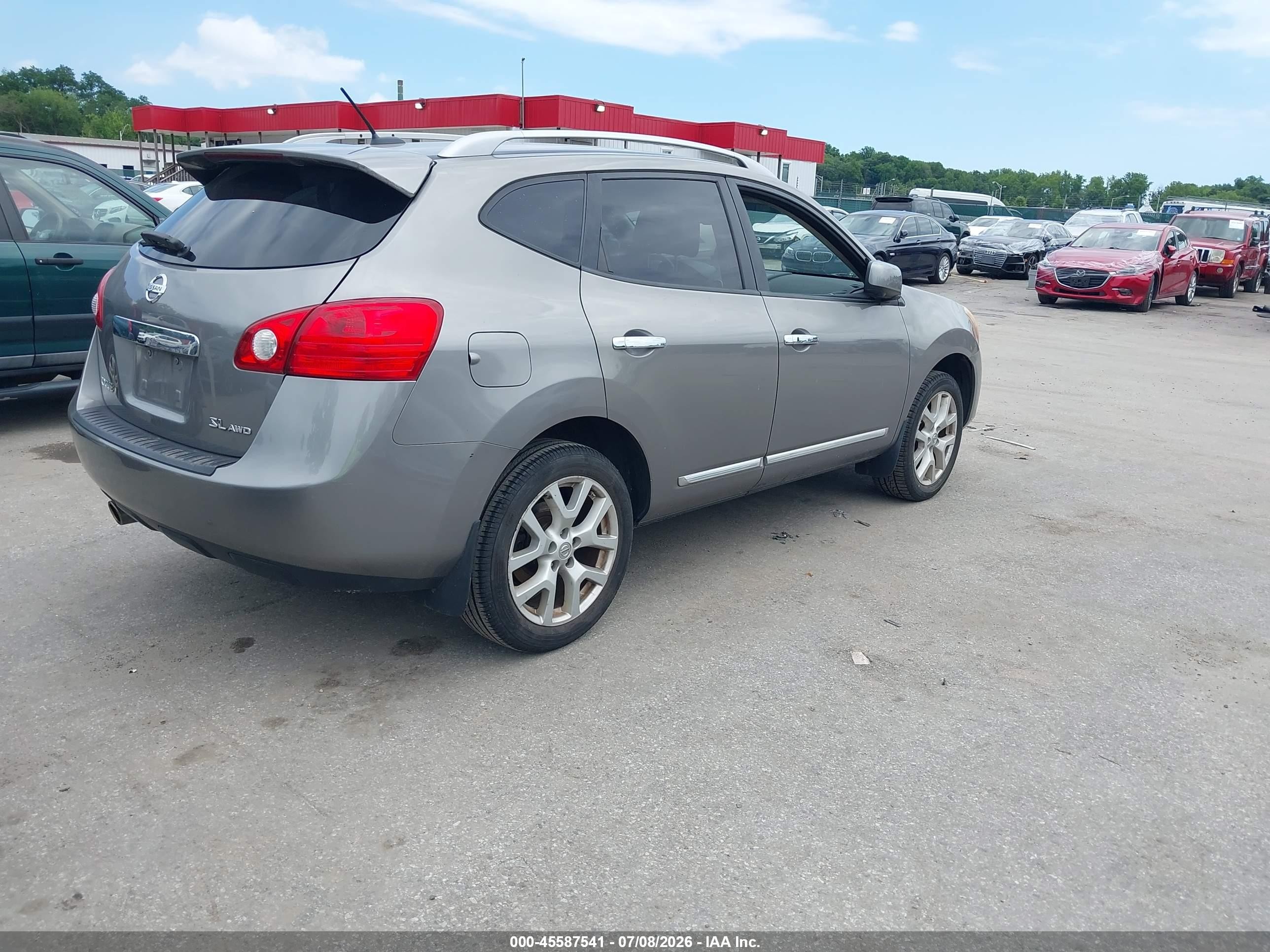 2012 Nissan Rogue Sv W/sl Pkg Brown vin: JN8AS5MV7CW384978