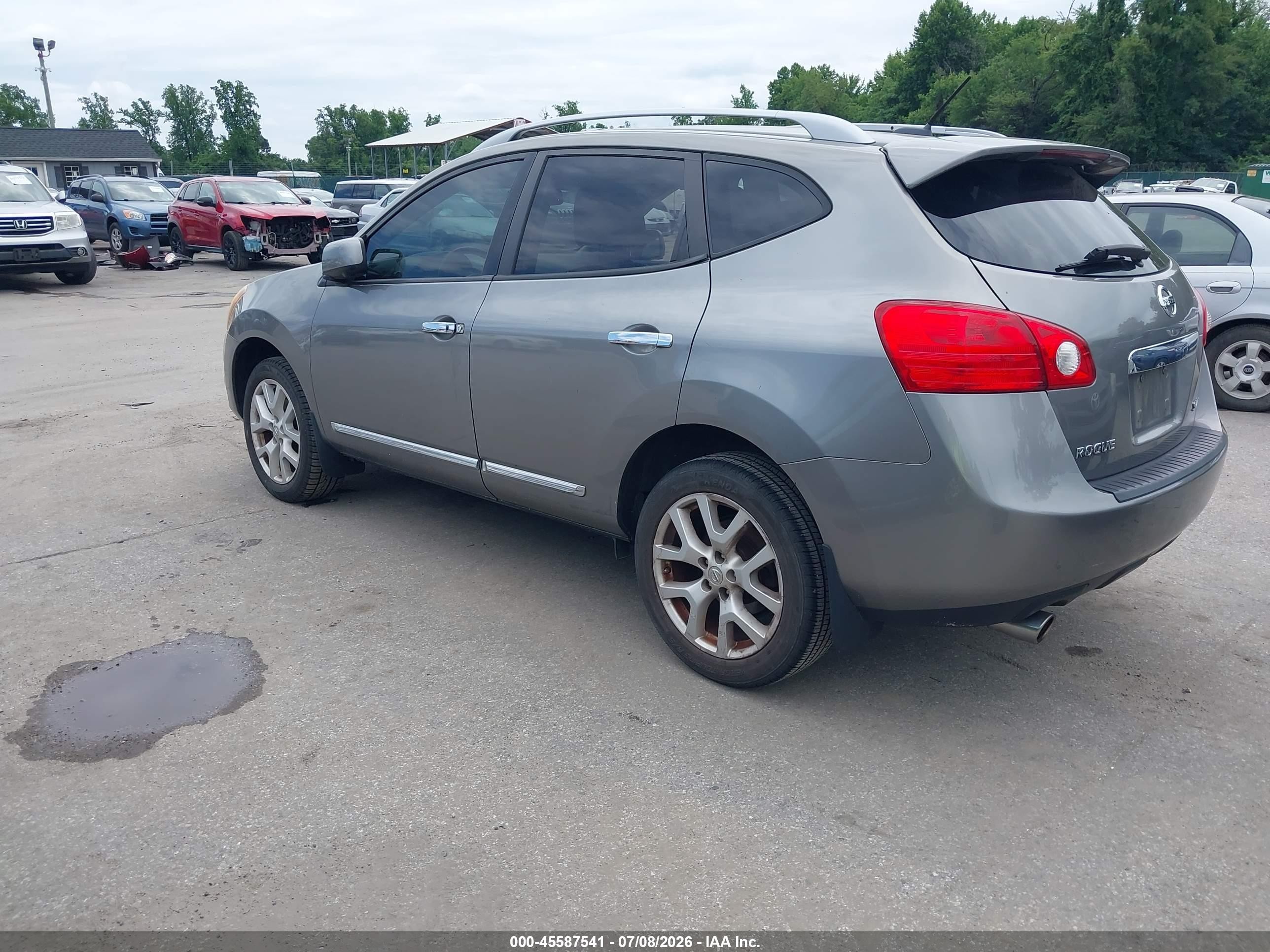 2012 Nissan Rogue Sv W/sl Pkg Brown vin: JN8AS5MV7CW384978