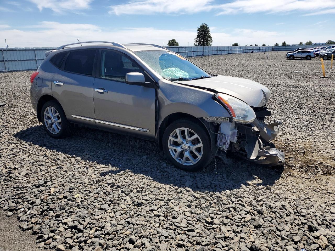 2012 Nissan Rogue S/sv Gray vin: JN8AS5MV7CW405070