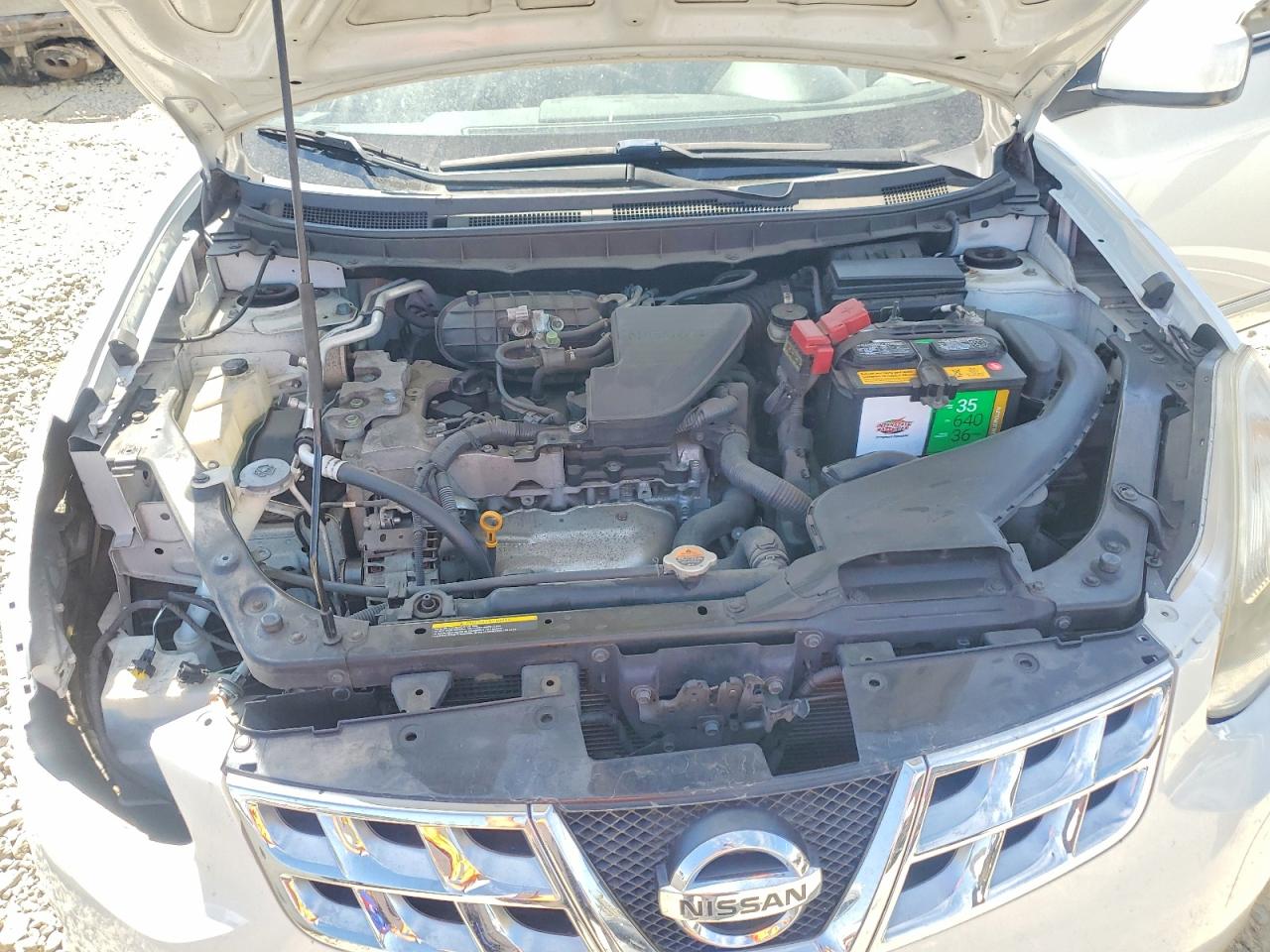 2012 Nissan Rogue S White vin: JN8AS5MV7CW405702