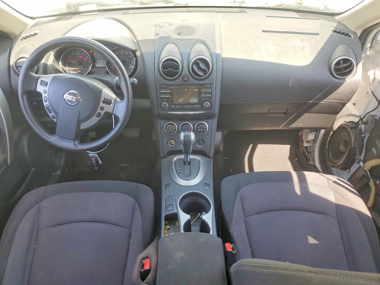 2012 Nissan Rogue S White vin: JN8AS5MV7CW405702