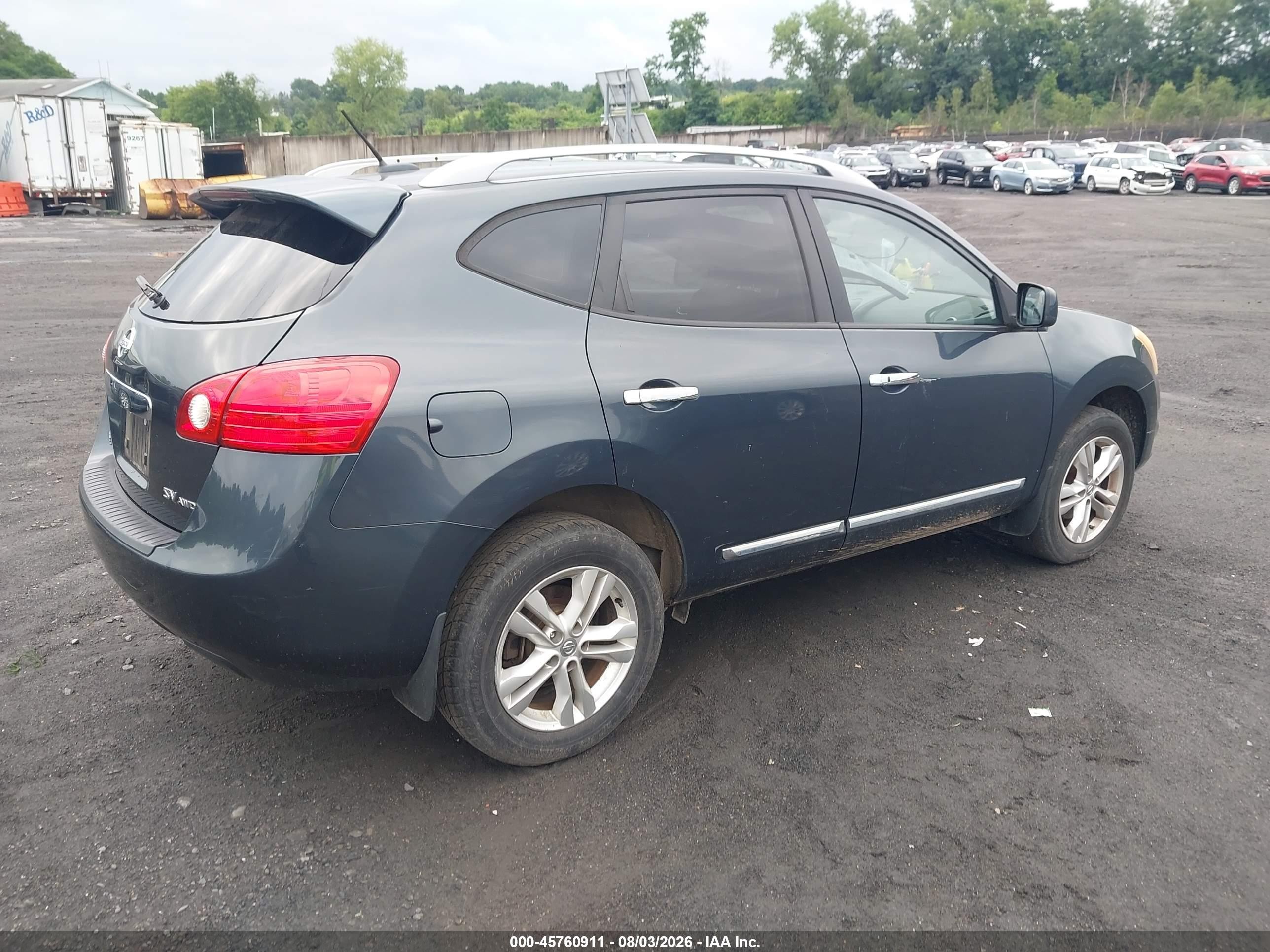 2012 Nissan Rogue Sv Gray vin: JN8AS5MV7CW406347