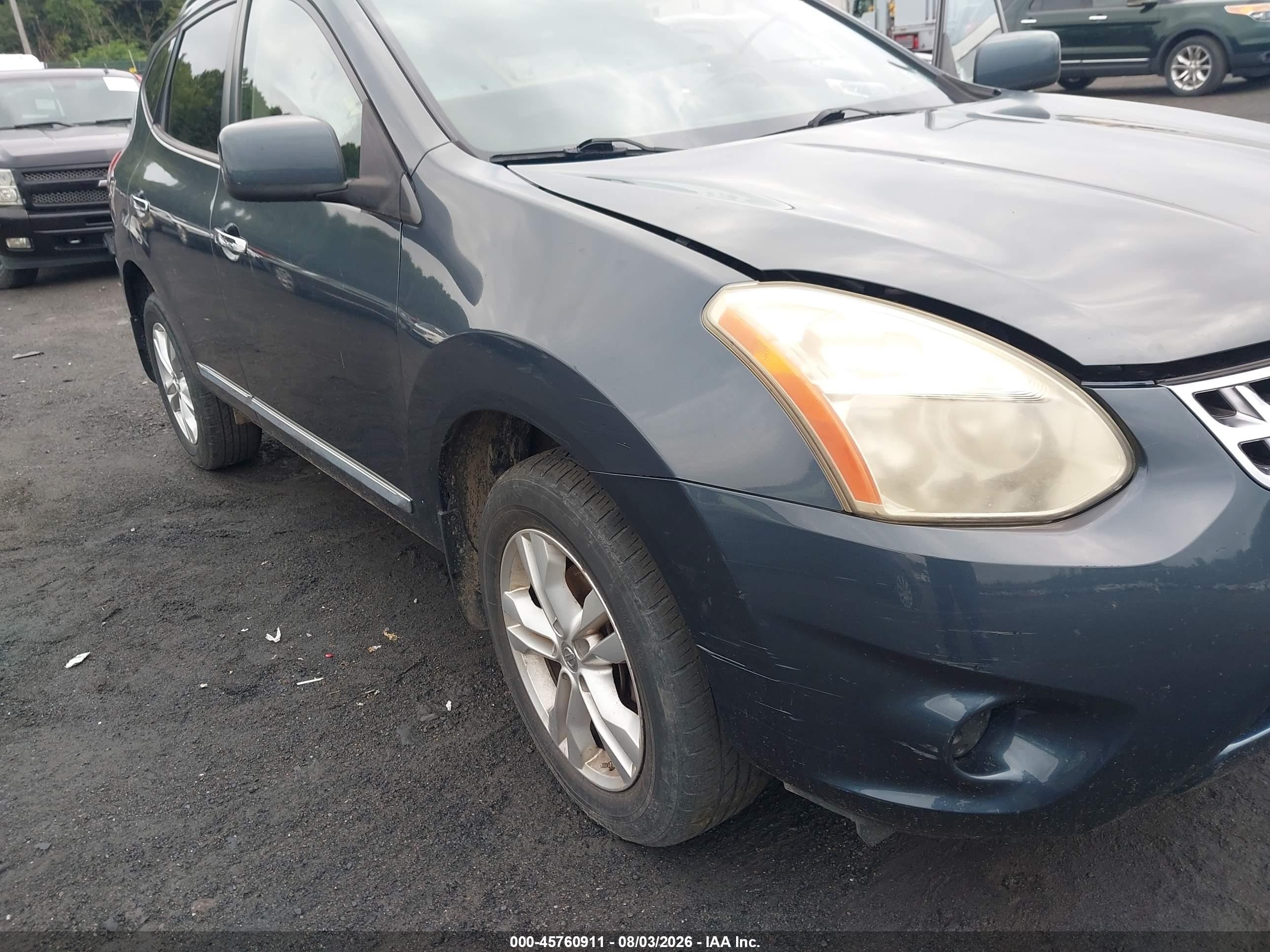2012 Nissan Rogue Sv Gray vin: JN8AS5MV7CW406347