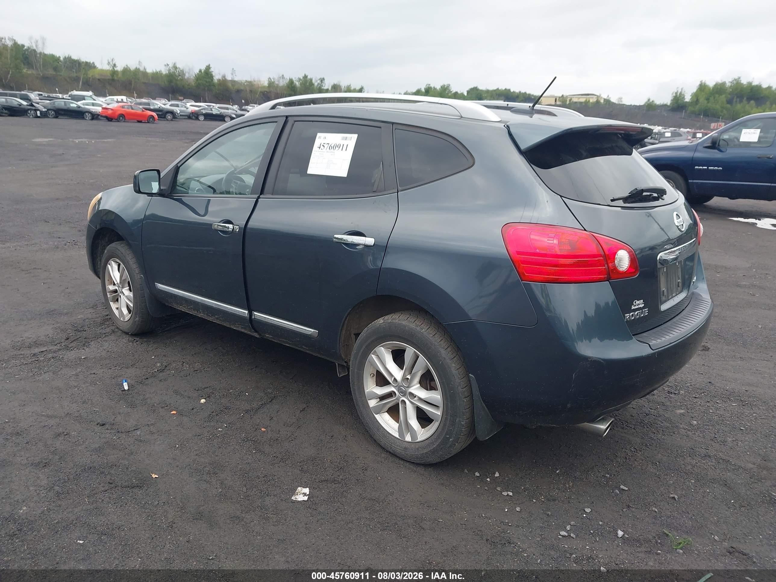 2012 Nissan Rogue Sv Gray vin: JN8AS5MV7CW406347