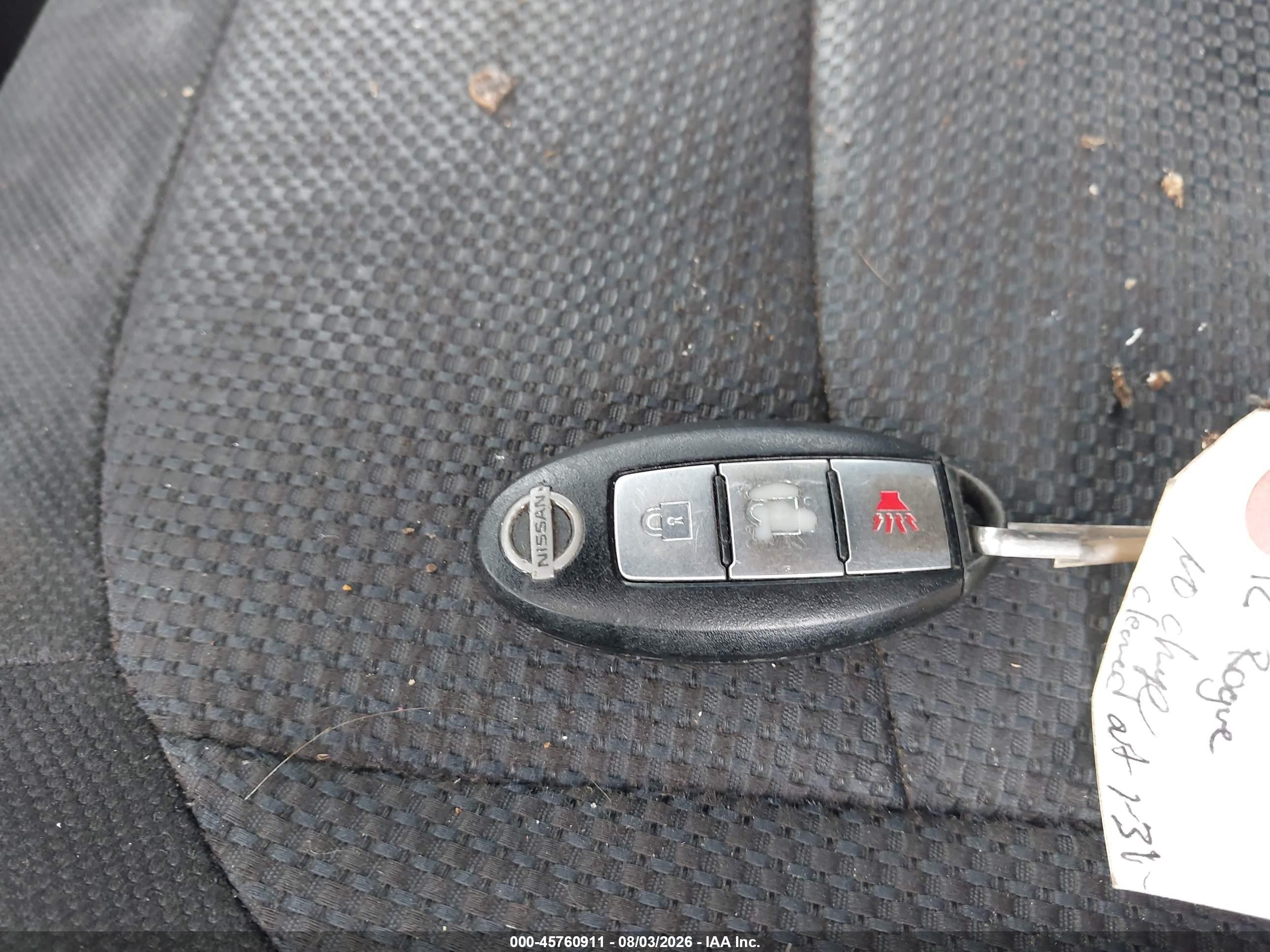 2012 Nissan Rogue Sv Gray vin: JN8AS5MV7CW406347