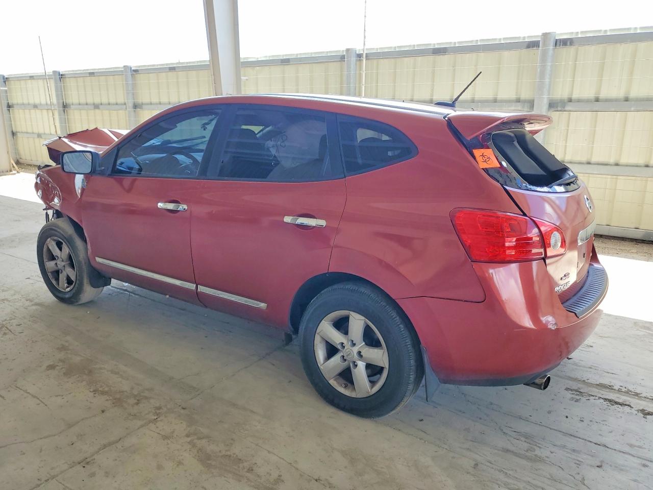 2012 Nissan Rogue S Red vin: JN8AS5MV7CW408194