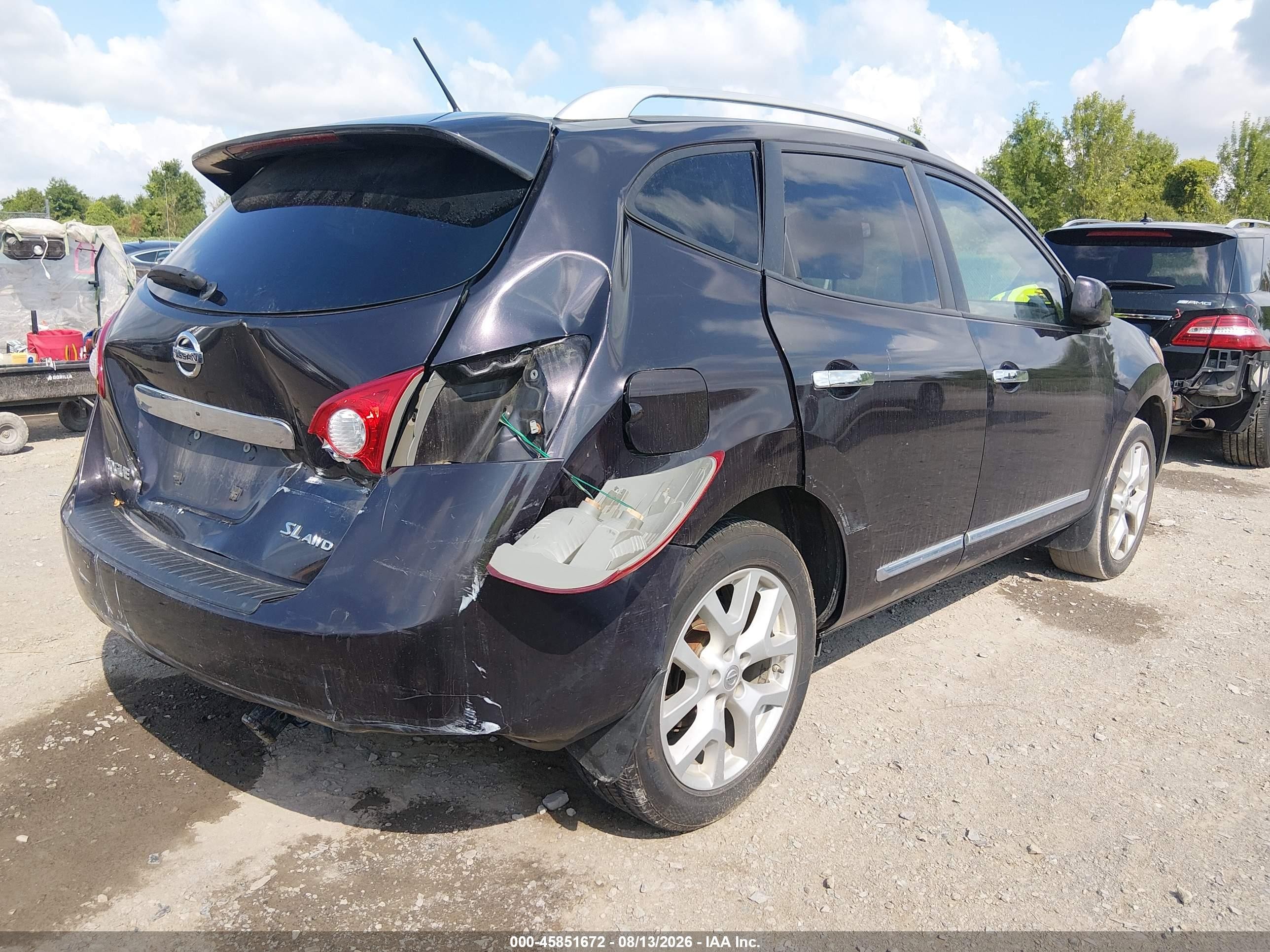2012 Nissan Rogue Sv W/sl Pkg Maroon vin: JN8AS5MV7CW413086