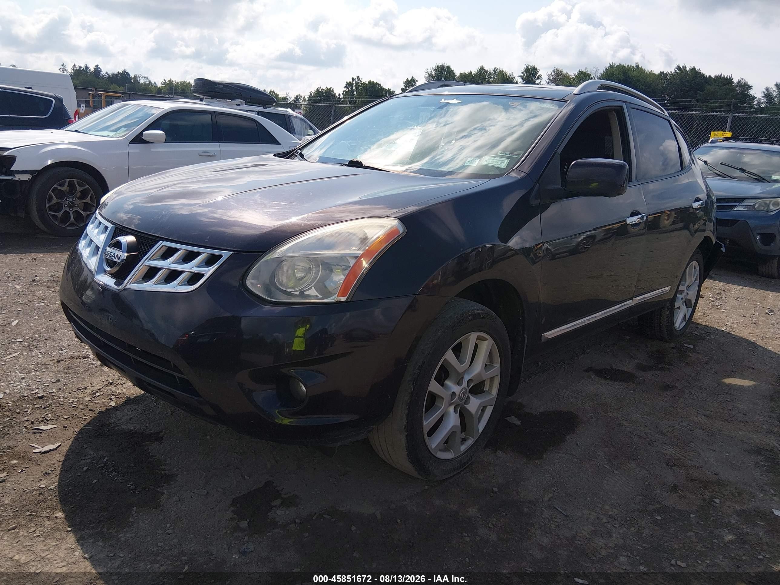 2012 Nissan Rogue Sv W/sl Pkg Maroon vin: JN8AS5MV7CW413086