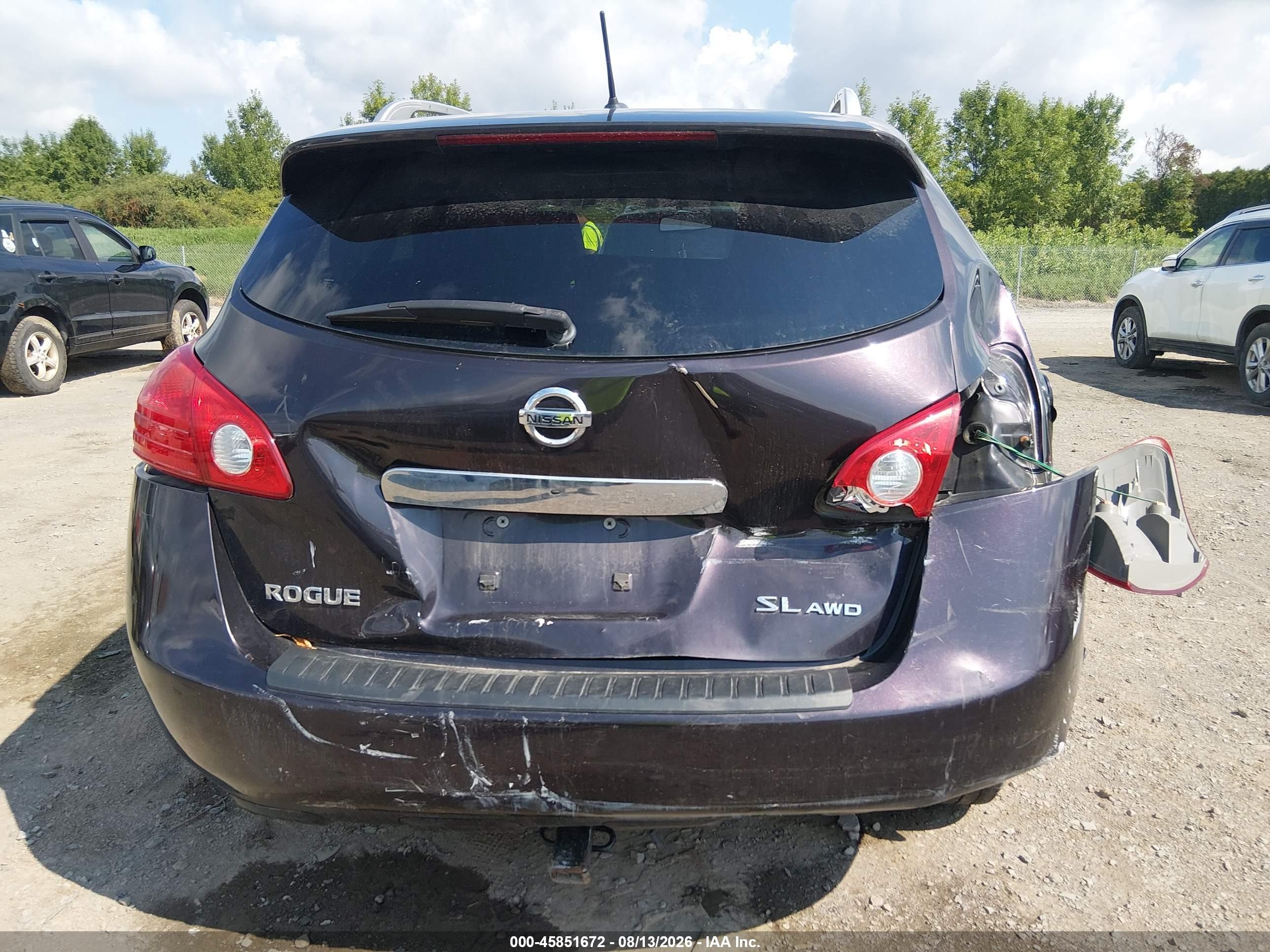 2012 Nissan Rogue Sv W/sl Pkg Maroon vin: JN8AS5MV7CW413086