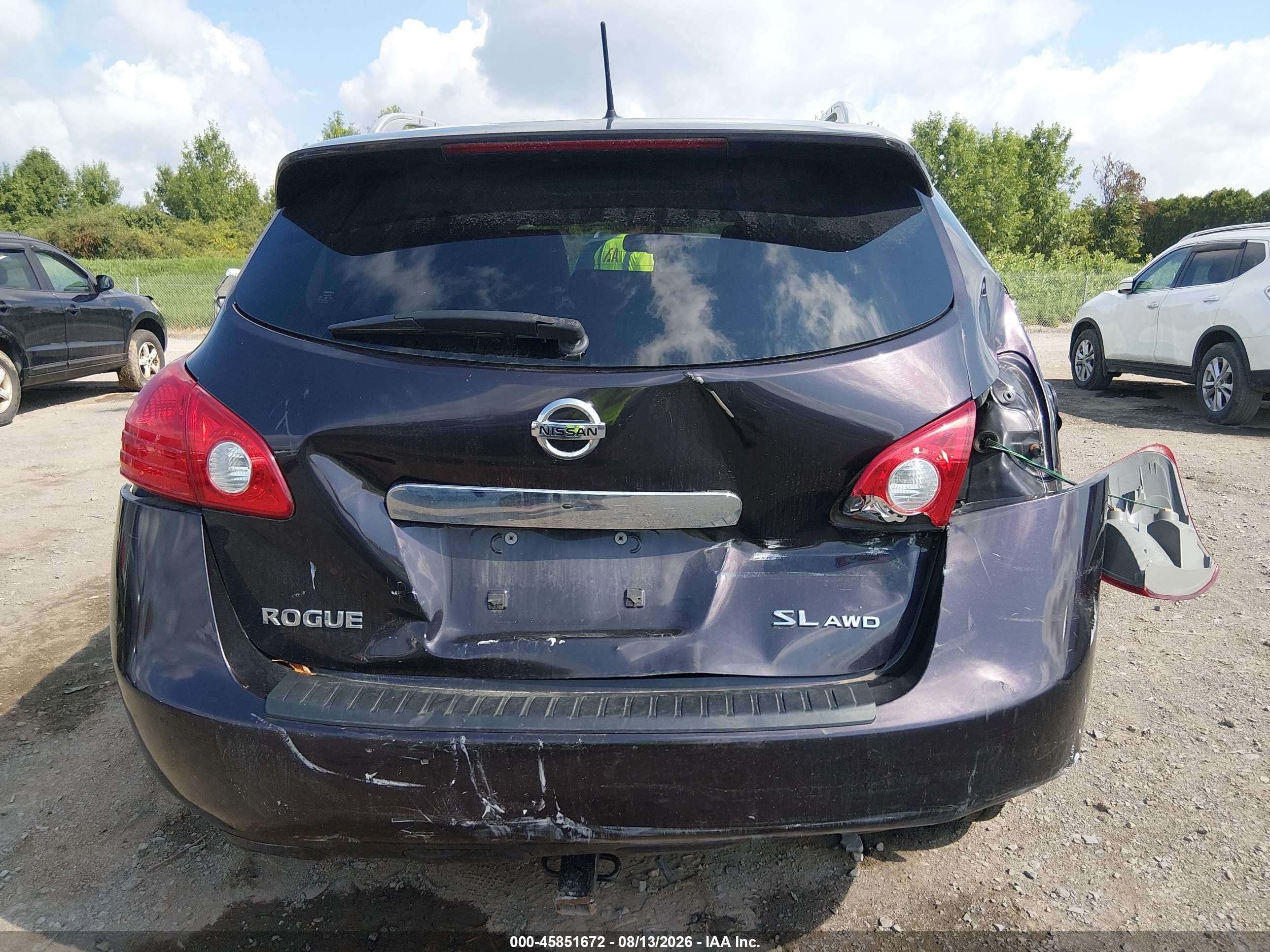 2012 Nissan Rogue Sv W/sl Pkg Maroon vin: JN8AS5MV7CW413086