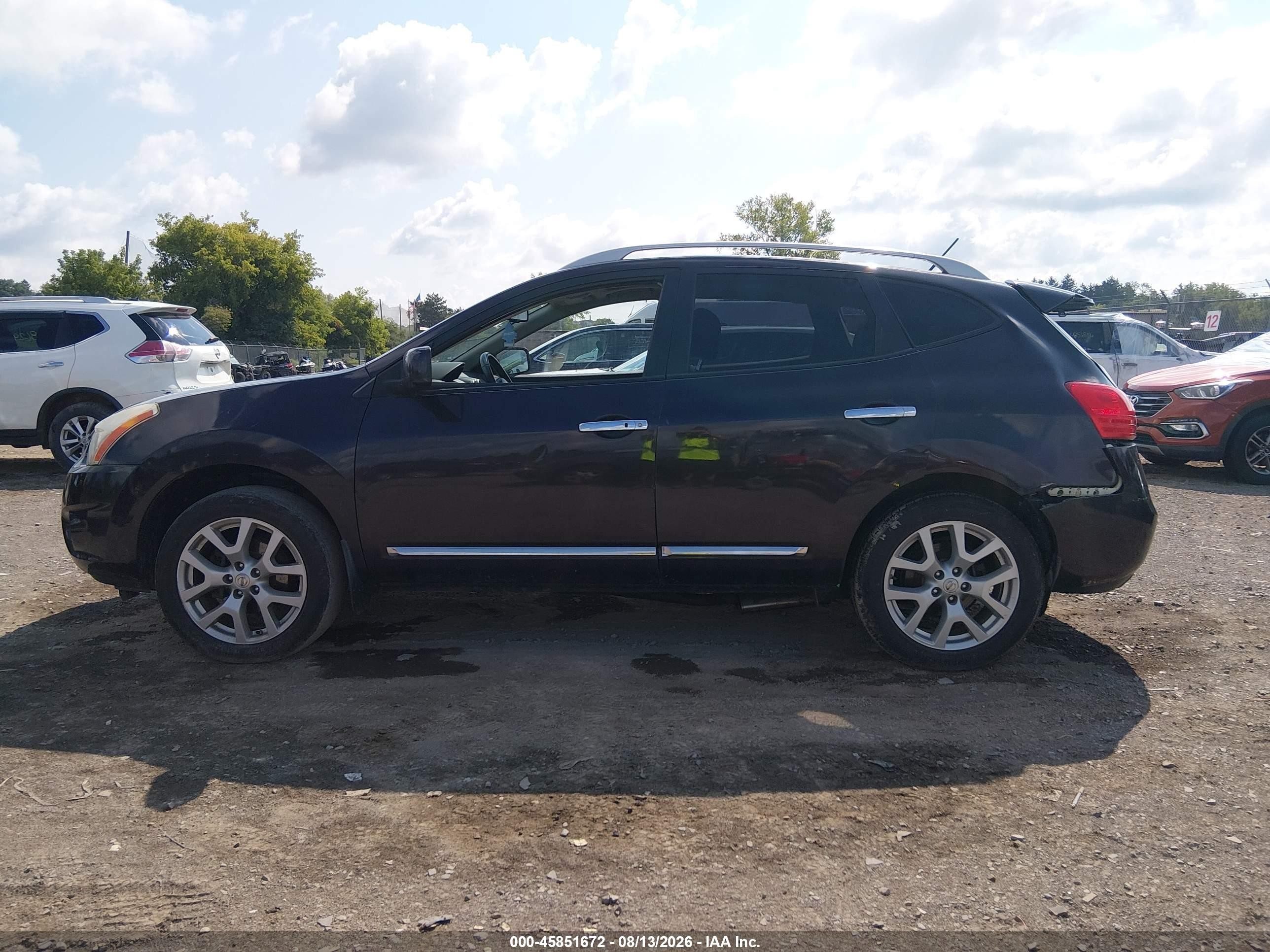 2012 Nissan Rogue Sv W/sl Pkg Maroon vin: JN8AS5MV7CW413086