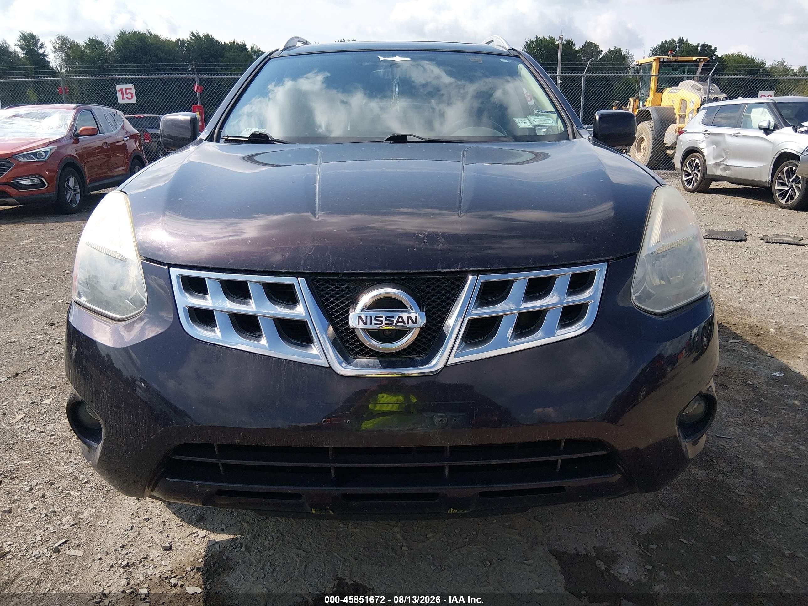 2012 Nissan Rogue Sv W/sl Pkg Maroon vin: JN8AS5MV7CW413086