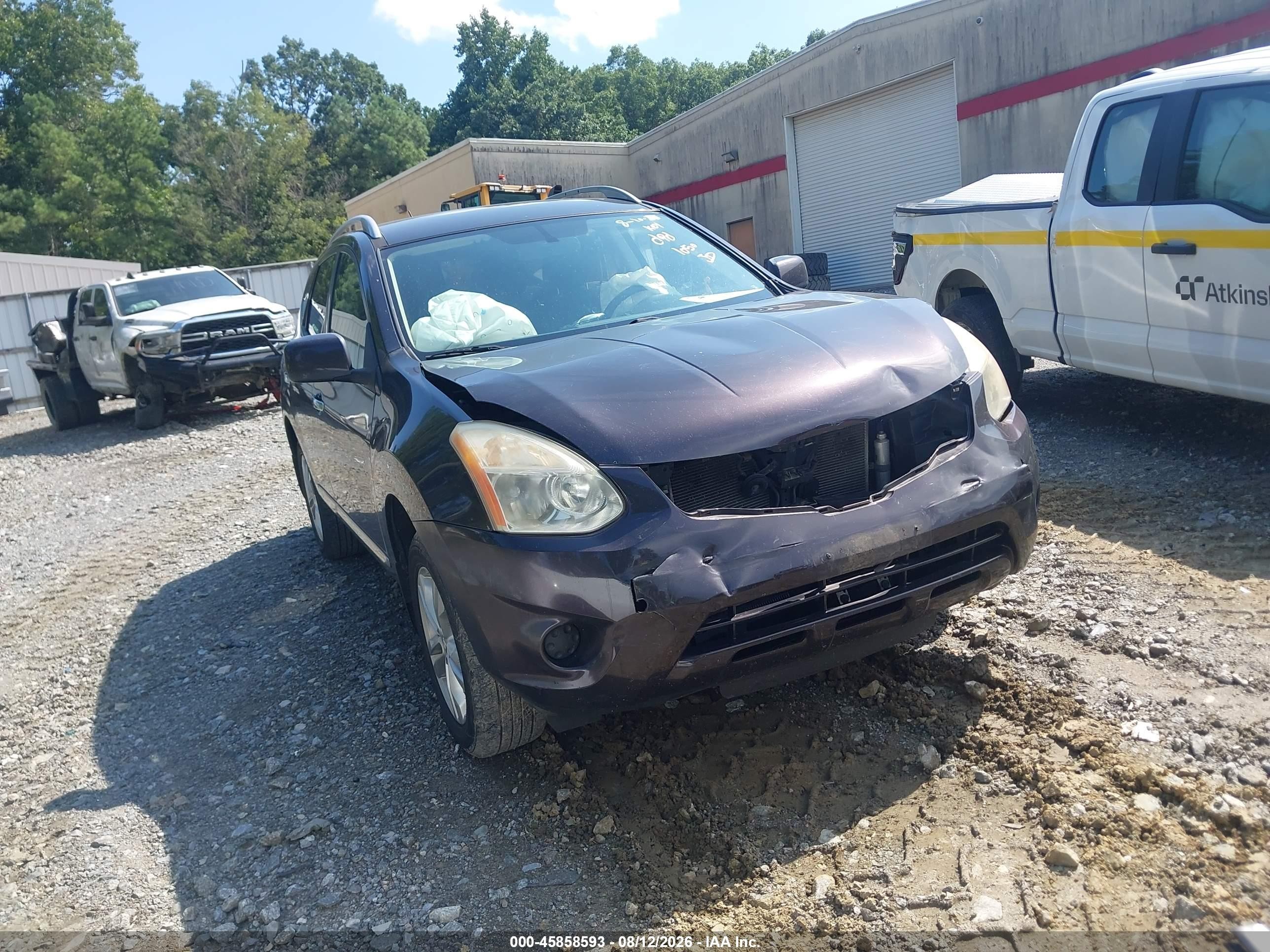 2012 Nissan Rogue Sv Фиолетовый vin: JN8AS5MV7CW415422