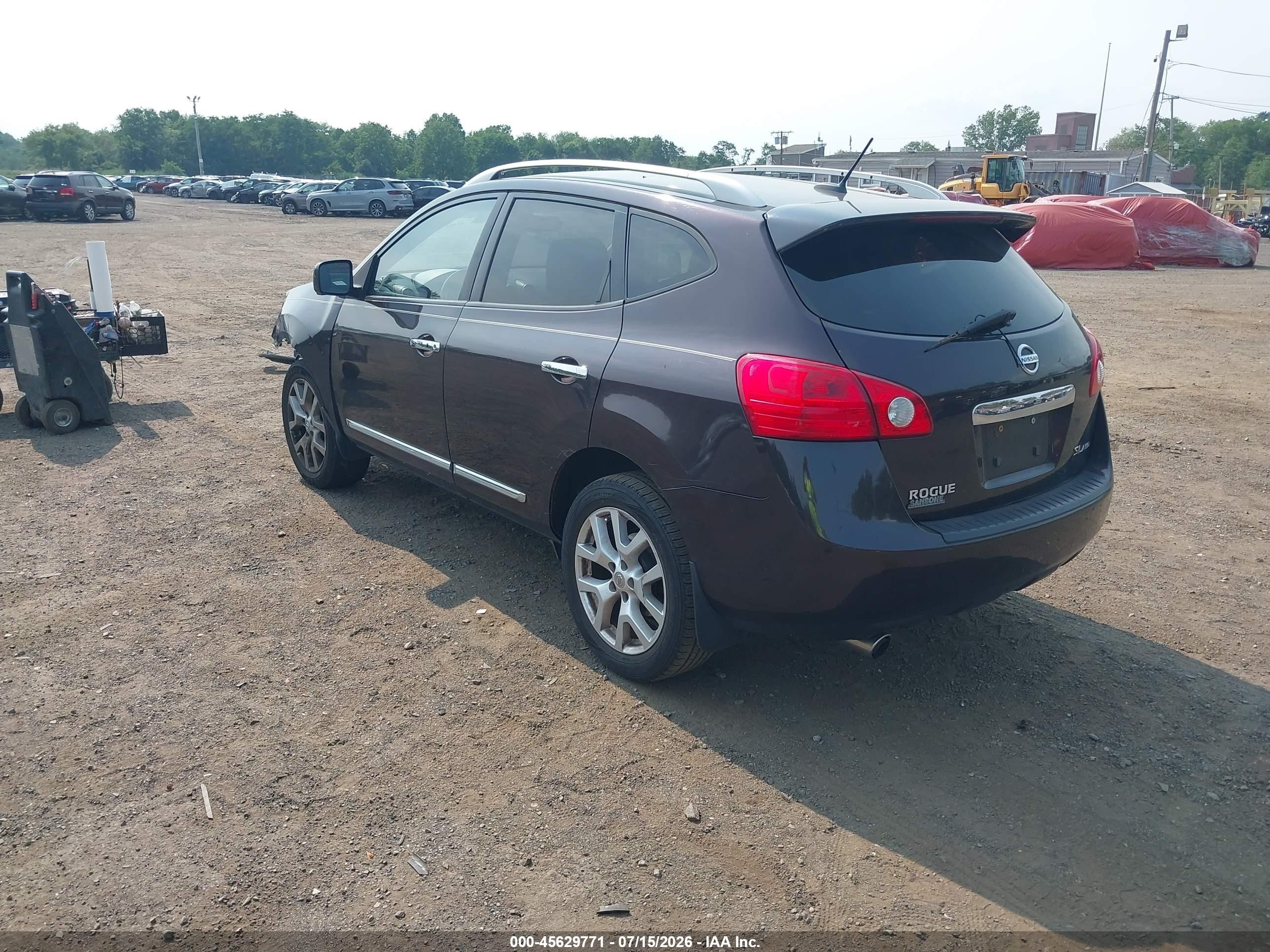 2012 Nissan Rogue Sv W/sl Pkg Purple vin: JN8AS5MV7CW418501