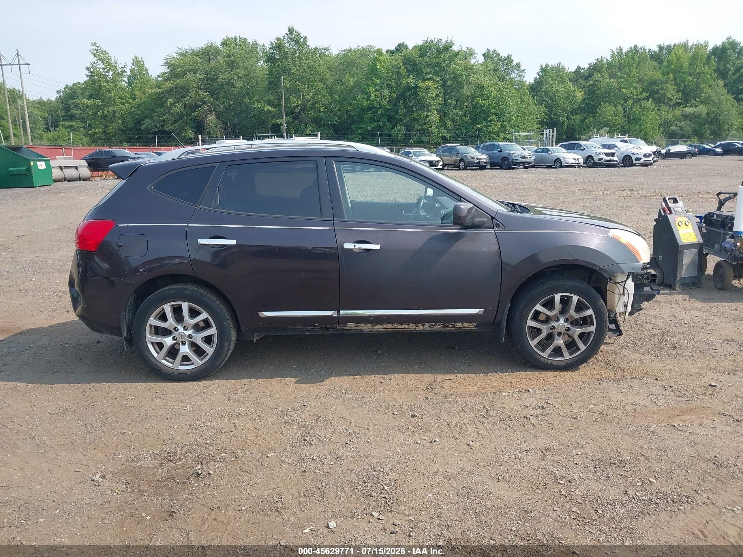 2012 Nissan Rogue Sv W/sl Pkg Purple vin: JN8AS5MV7CW418501